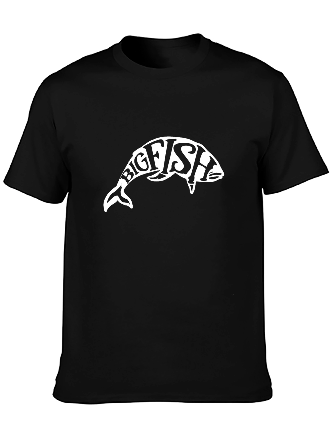 Big Fish Graphic Tee - Classic Black T-Shirt