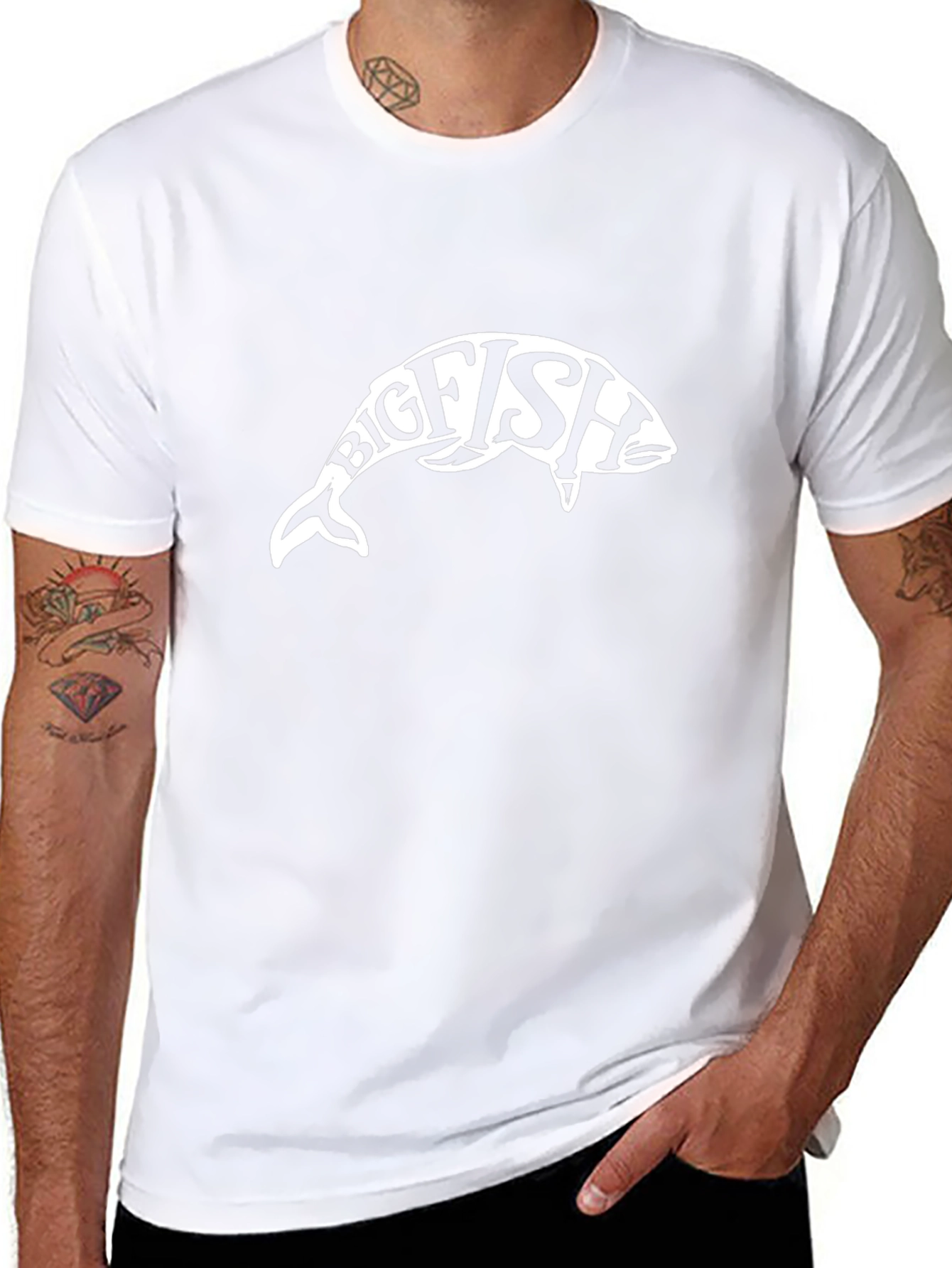 Big Fish Graphic Tee - Classic Black T-Shirt