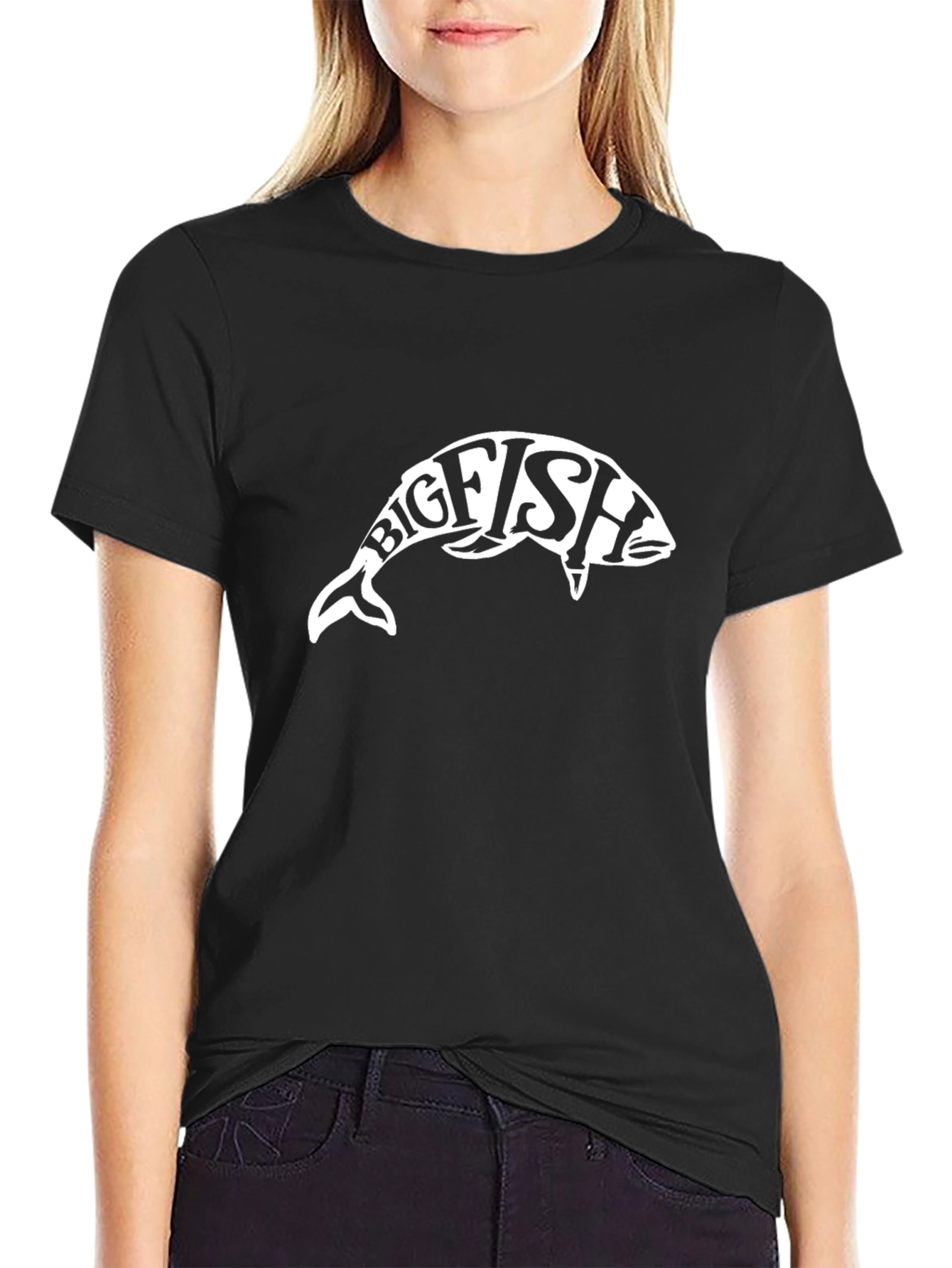 Big Fish Graphic Tee - Classic Black T-Shirt