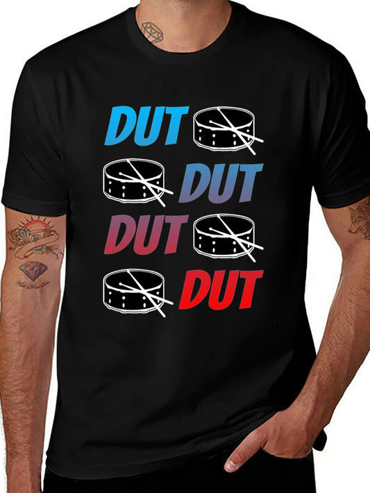 Dut Drum T-Shirt - Black Cotton Tee