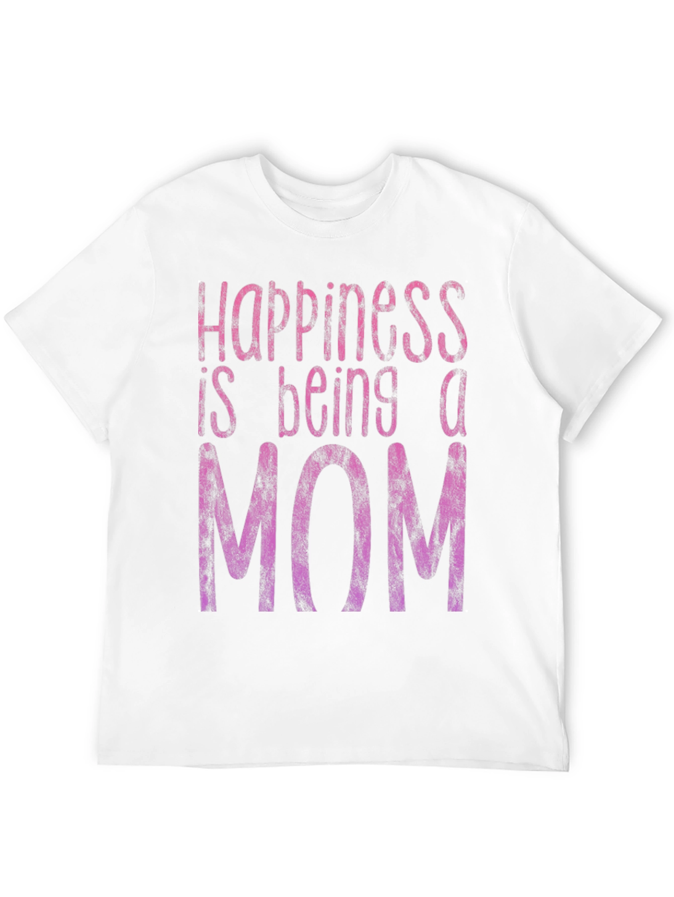 Happiness Is Being A Mom T-Shirt - Black