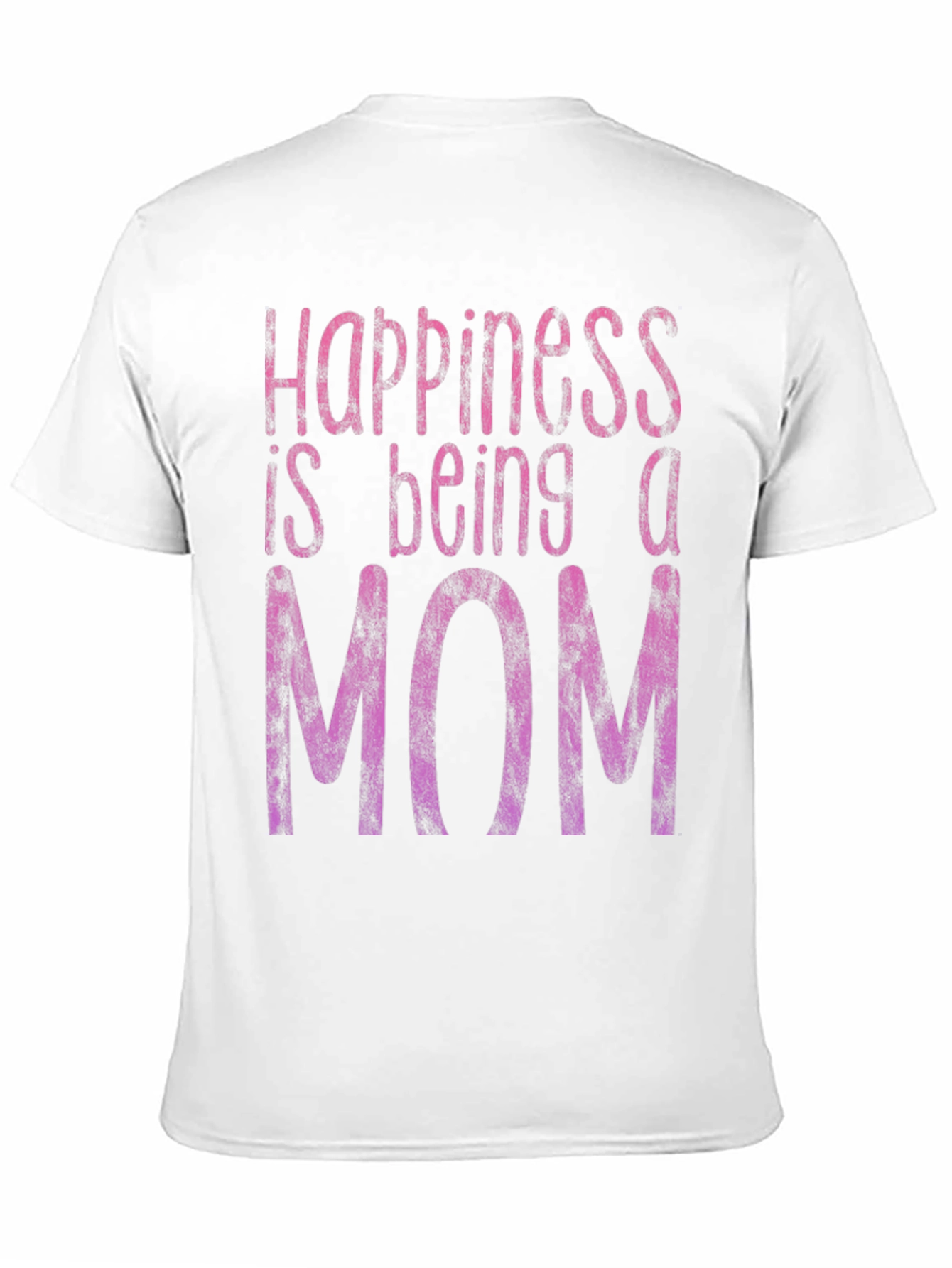 Happiness Is Being A Mom T-Shirt - Black