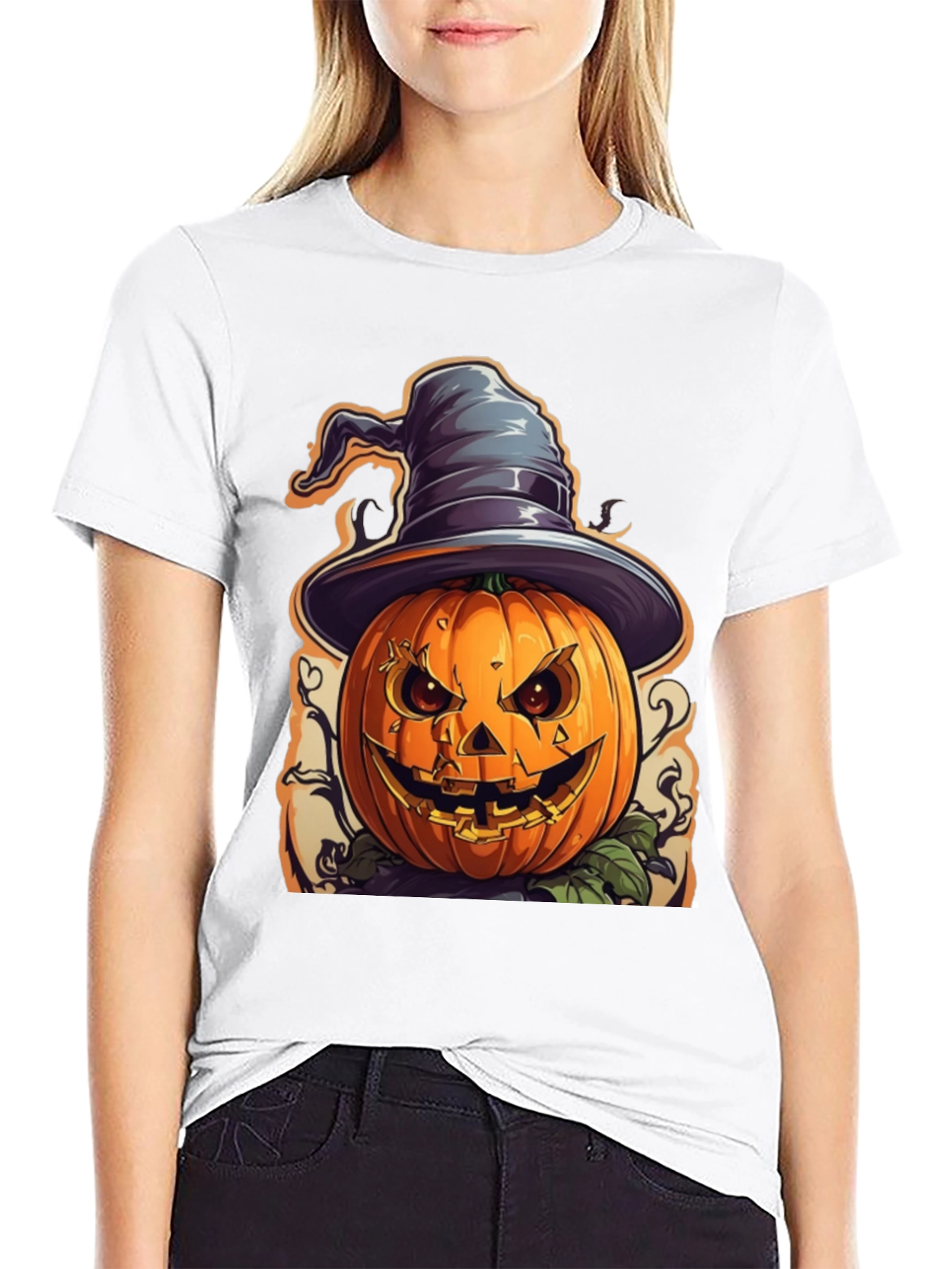 Spooky Pumpkin Halloween T-Shirt