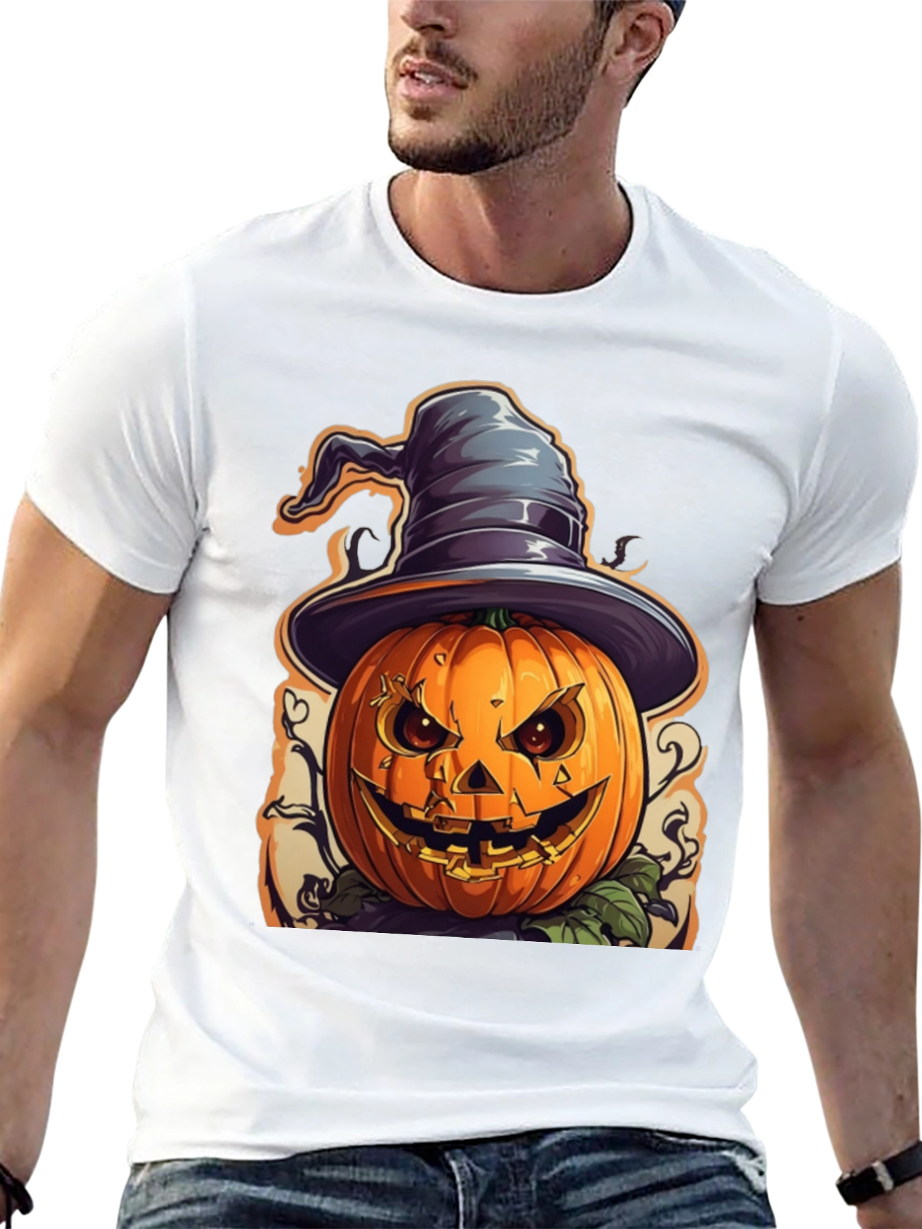 Spooky Pumpkin Halloween T-Shirt