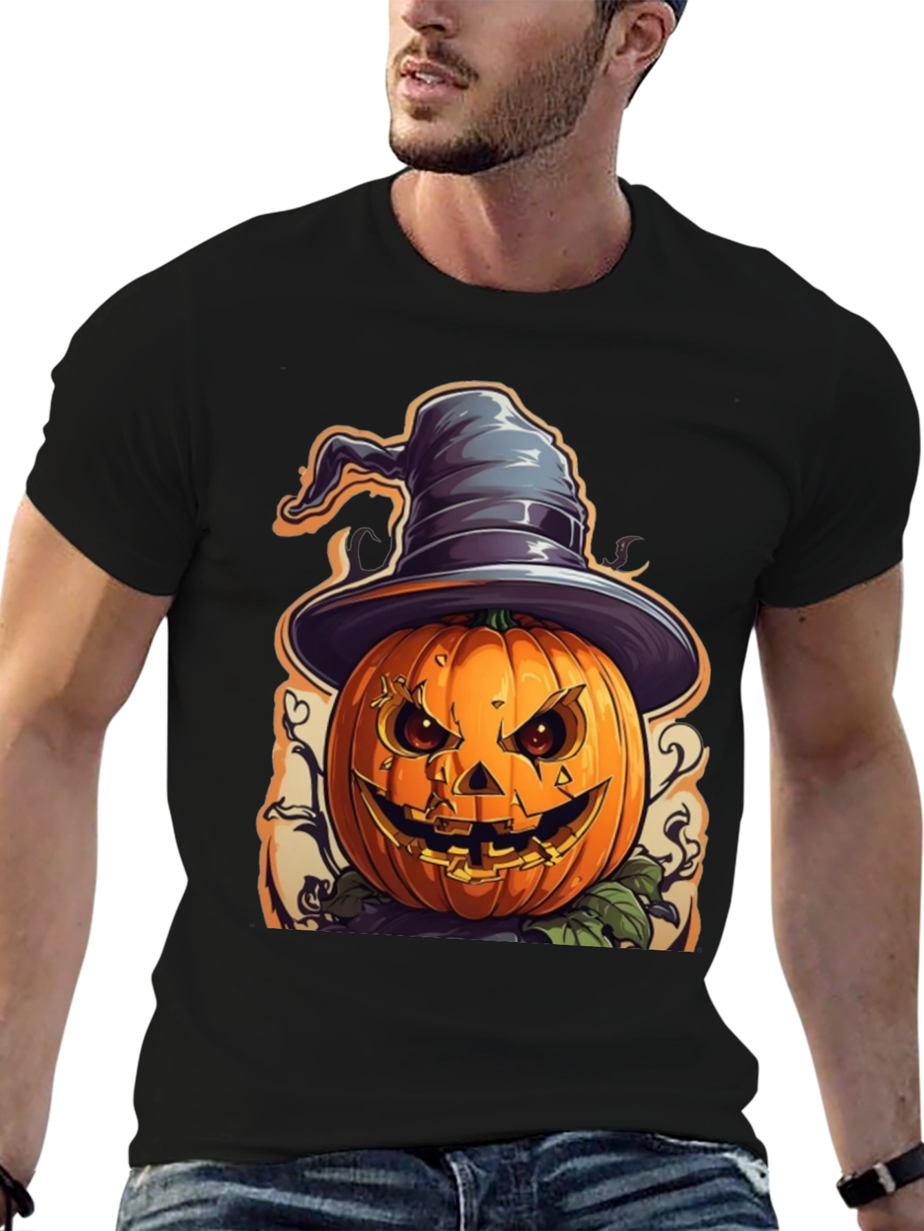 Spooky Pumpkin Halloween T-Shirt