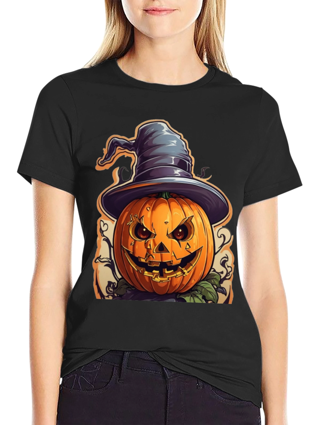 Spooky Pumpkin Halloween T-Shirt