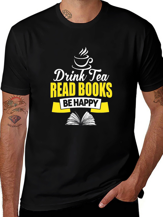 Drink Tea Read Books Graphic Tee