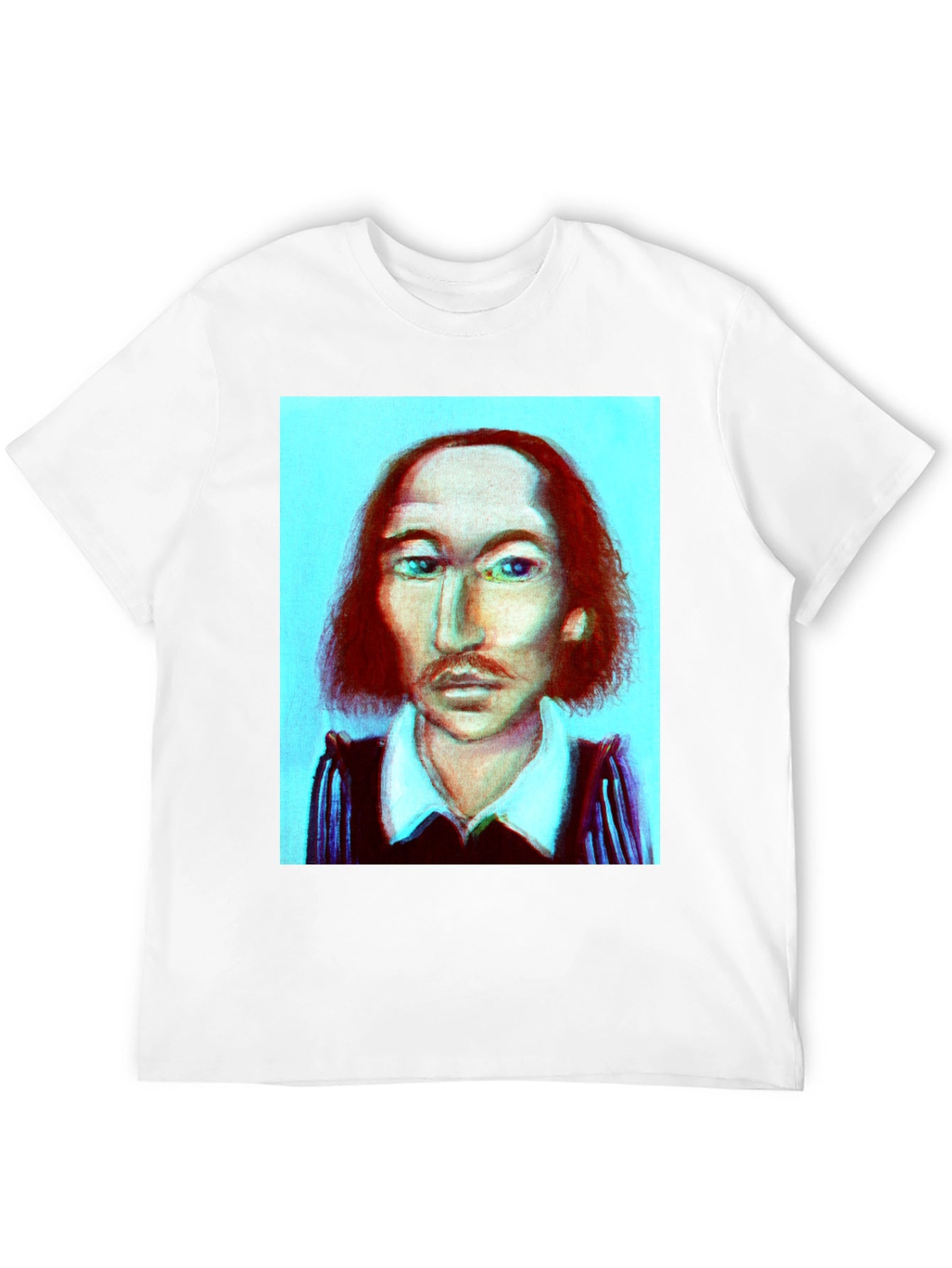 Shakespeare Portrait Graphic Tee - Black