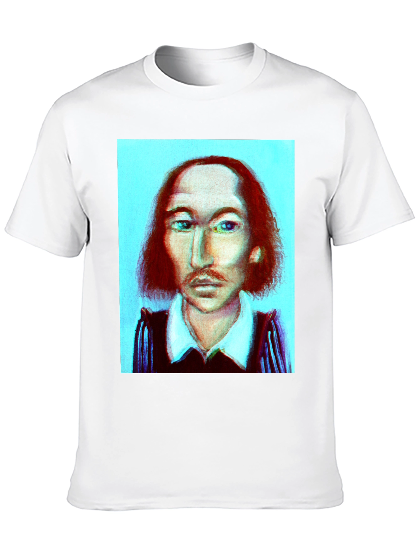 Shakespeare Portrait Graphic Tee - Black