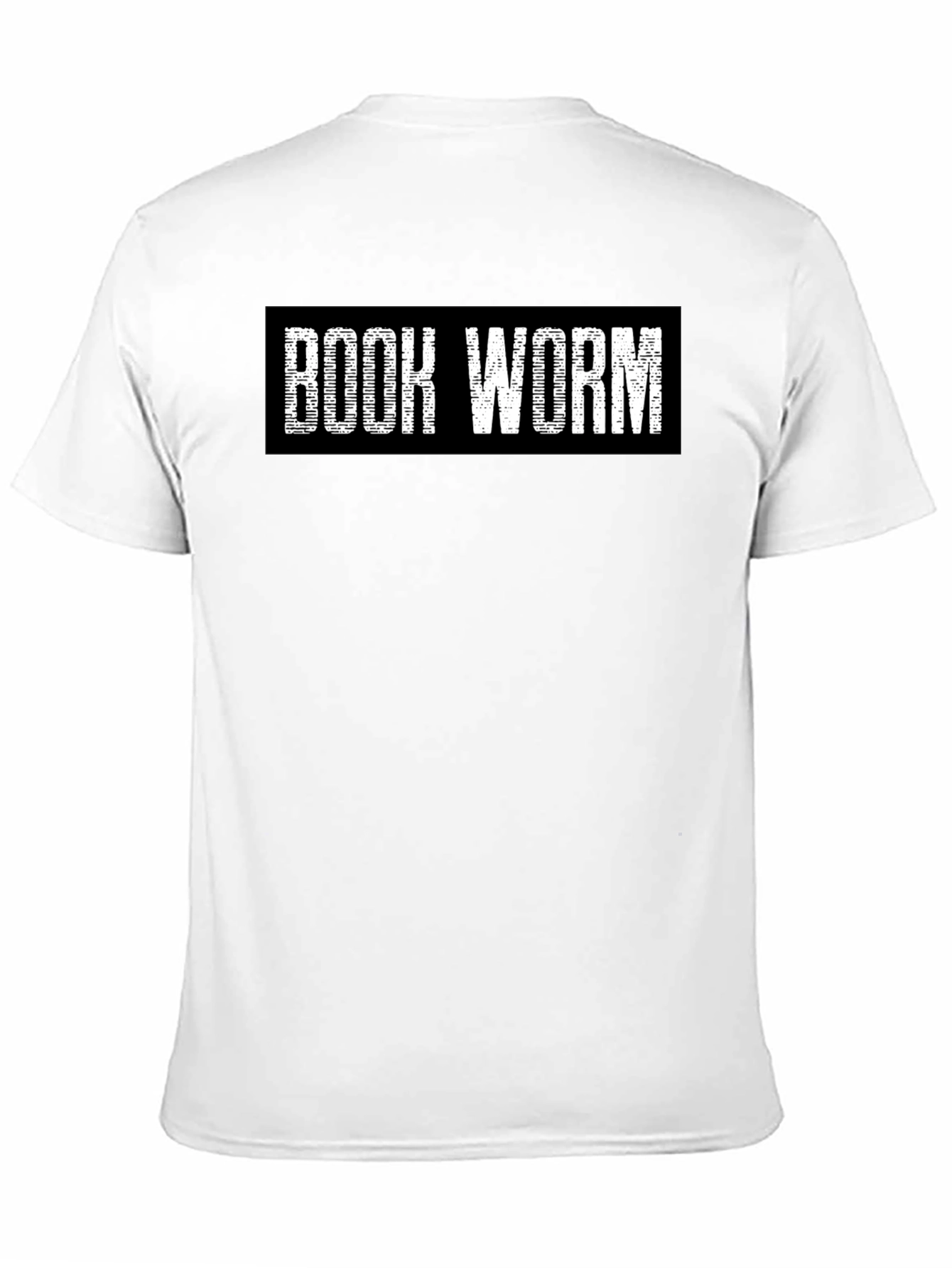 Book Worm T-Shirt - Black Cotton Tee