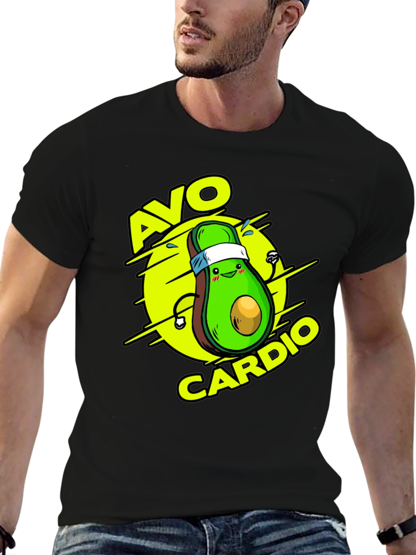 Avo Cardio Black T-Shirt