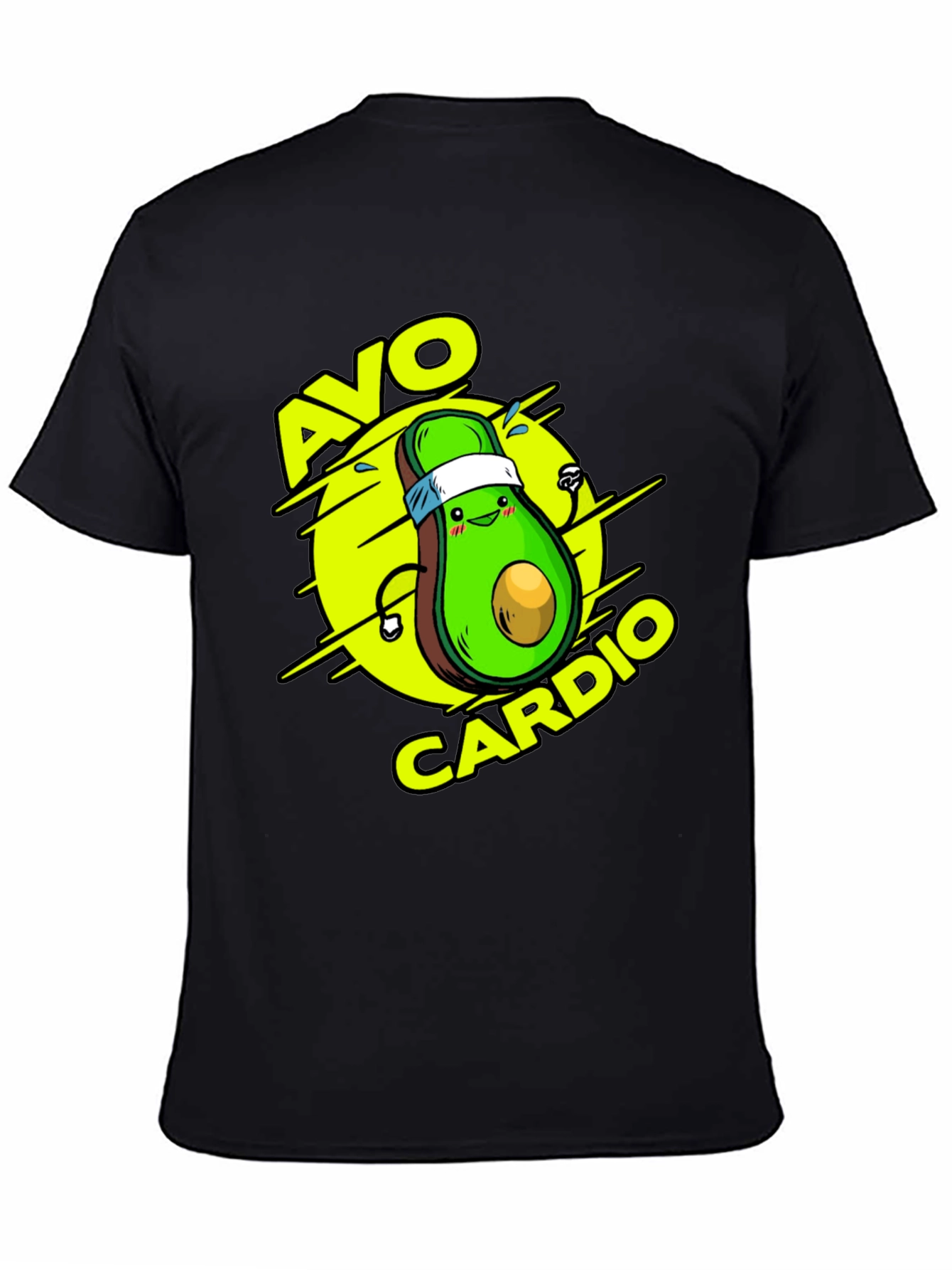 Avo Cardio Black T-Shirt
