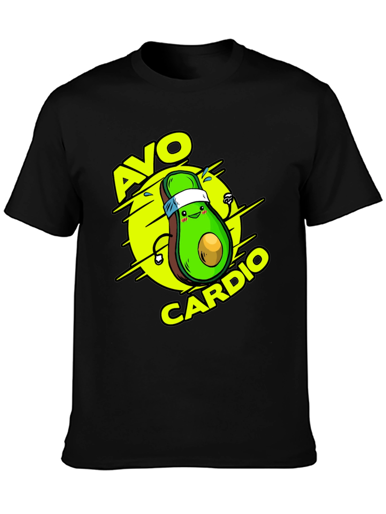 Avo Cardio Black T-Shirt