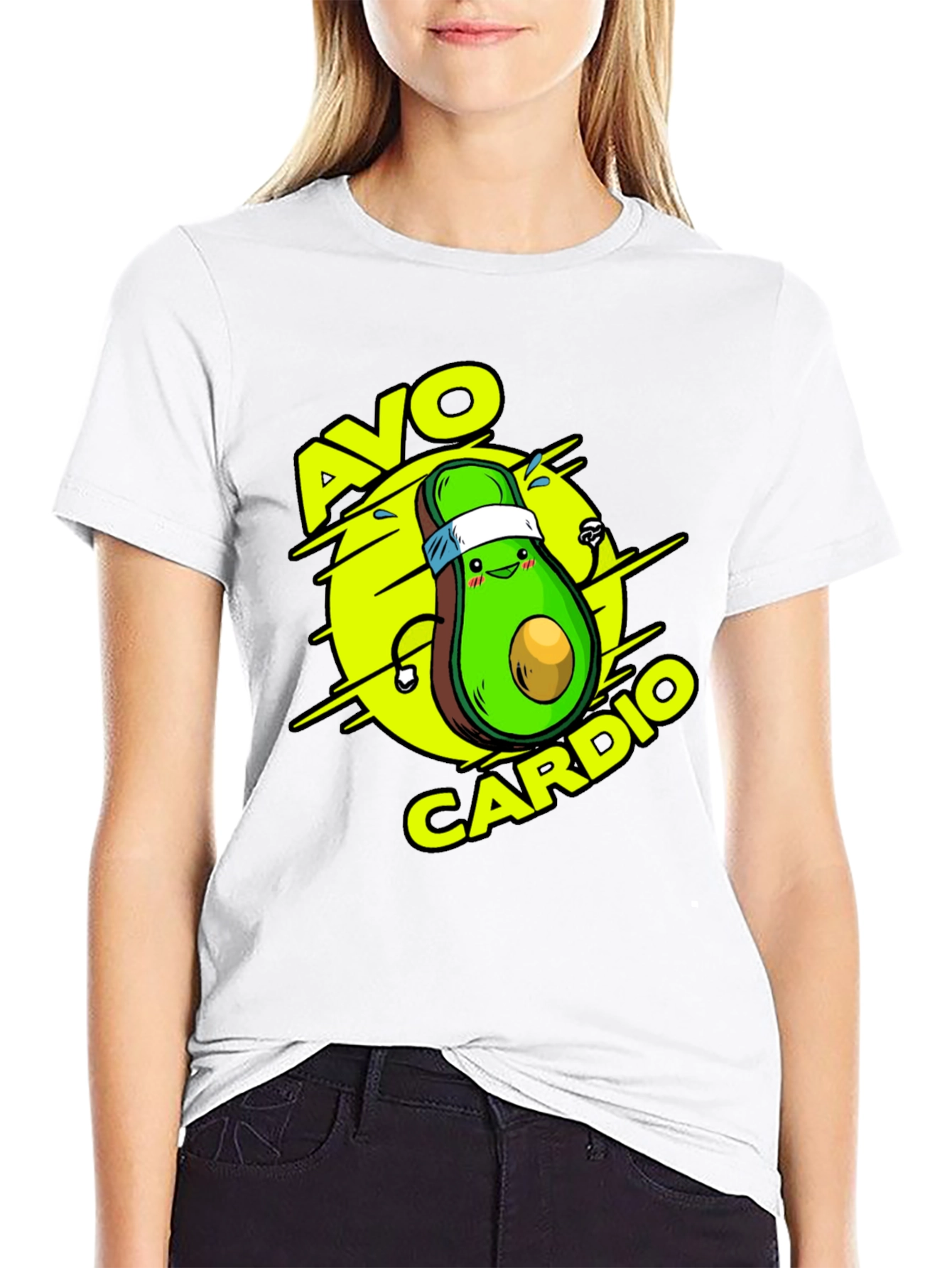 Avo Cardio Black T-Shirt