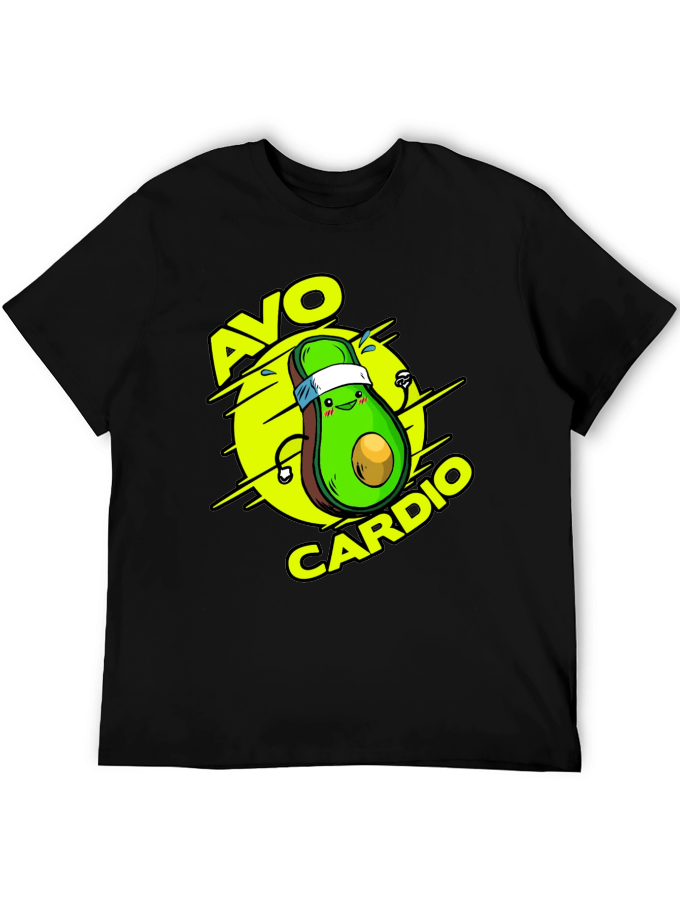 Avo Cardio Black T-Shirt