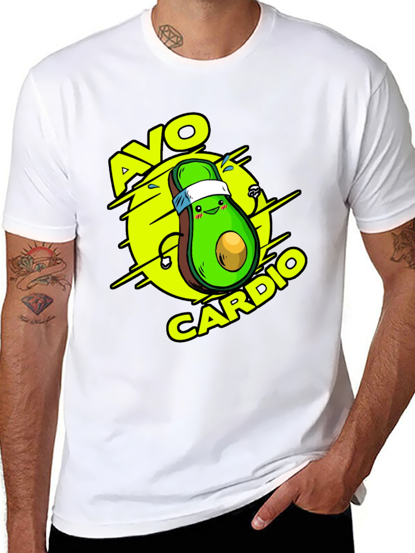 Avo Cardio Black T-Shirt