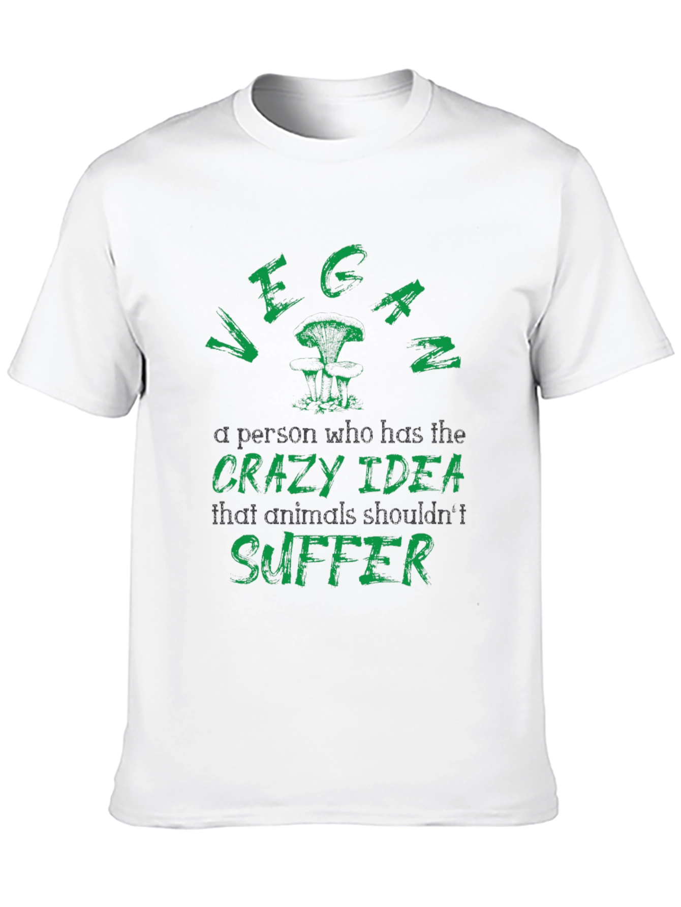 Vegan T-Shirt: Animals Shouldnt Suffer