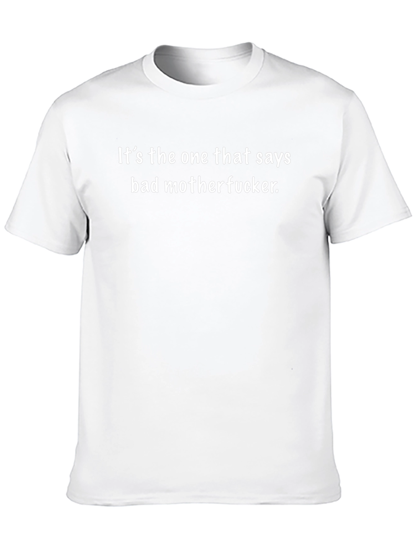 Bad Motherfucker Graphic Tee - Black Cotton T-Shirt