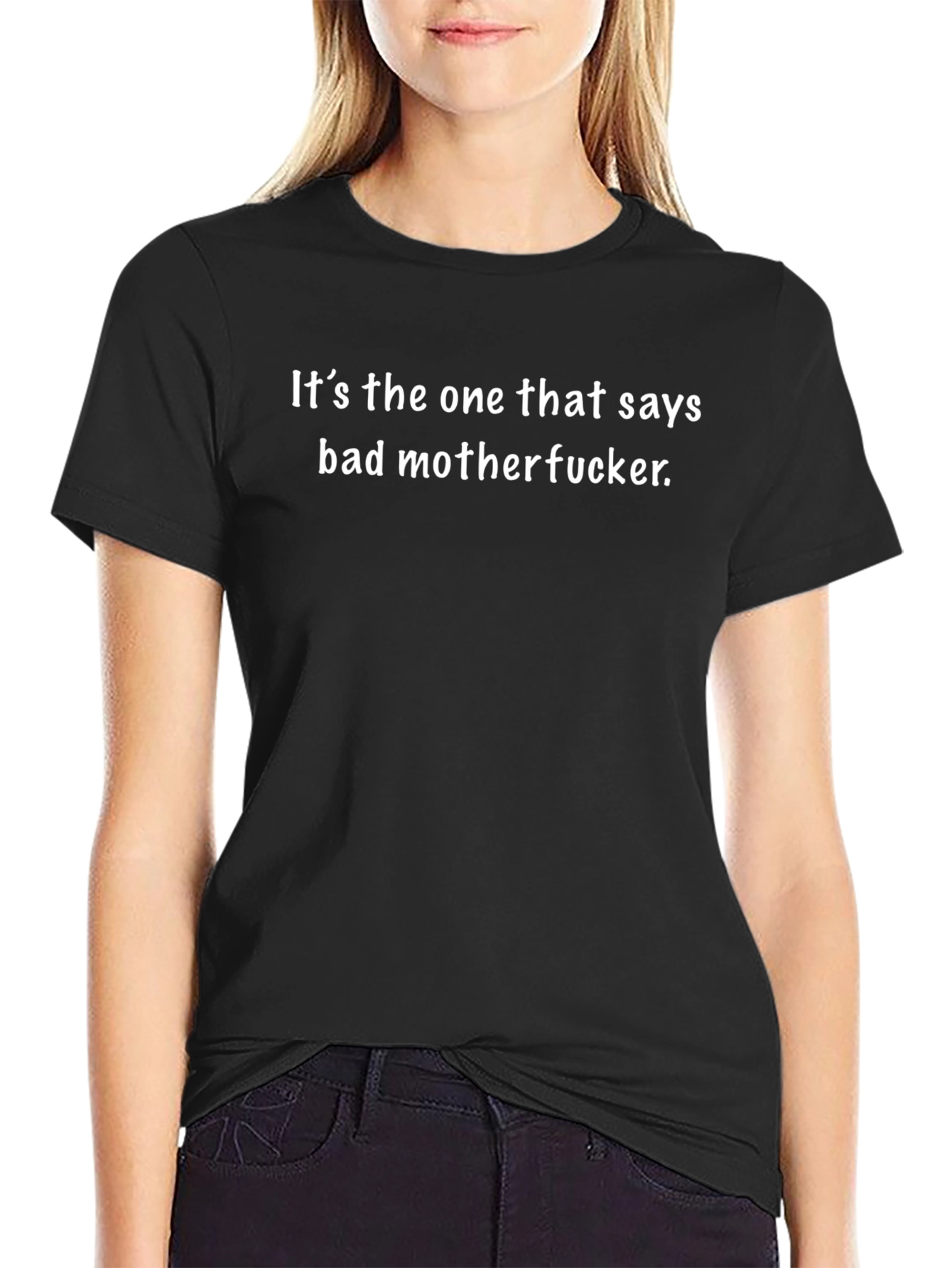 Bad Motherfucker Graphic Tee - Black Cotton T-Shirt