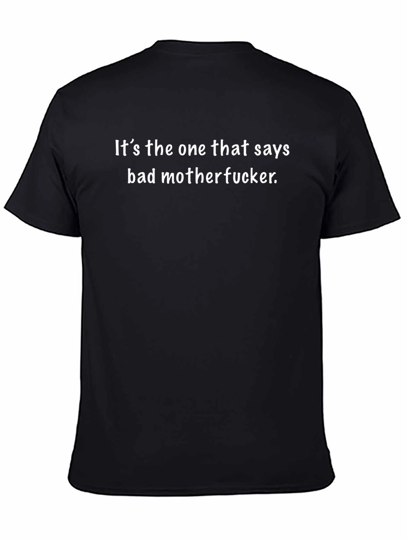 Bad Motherfucker Graphic Tee - Black Cotton T-Shirt