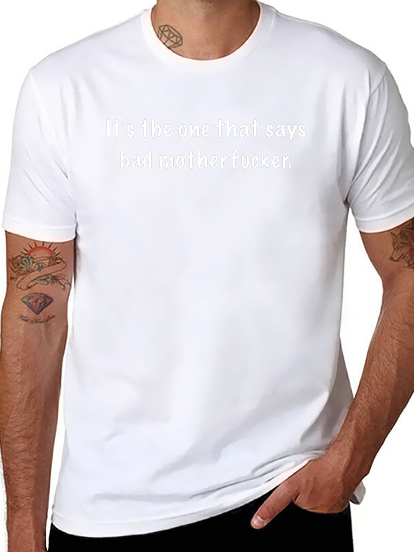 Bad Motherfucker Graphic Tee - Black Cotton T-Shirt
