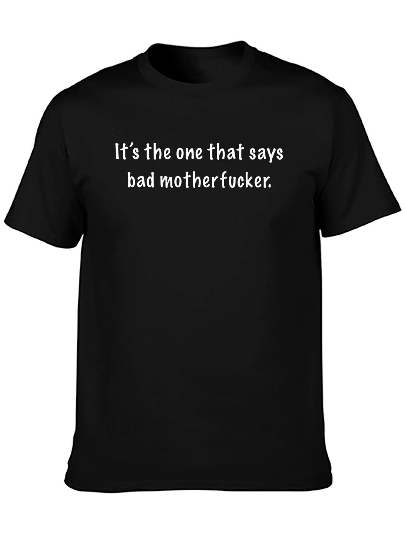 Bad Motherfucker Graphic Tee - Black Cotton T-Shirt