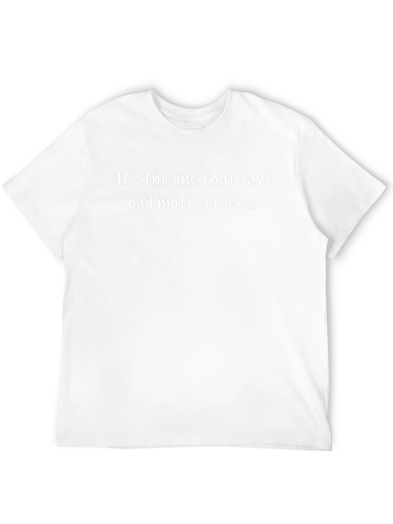 Bad Motherfucker Graphic Tee - Black Cotton T-Shirt