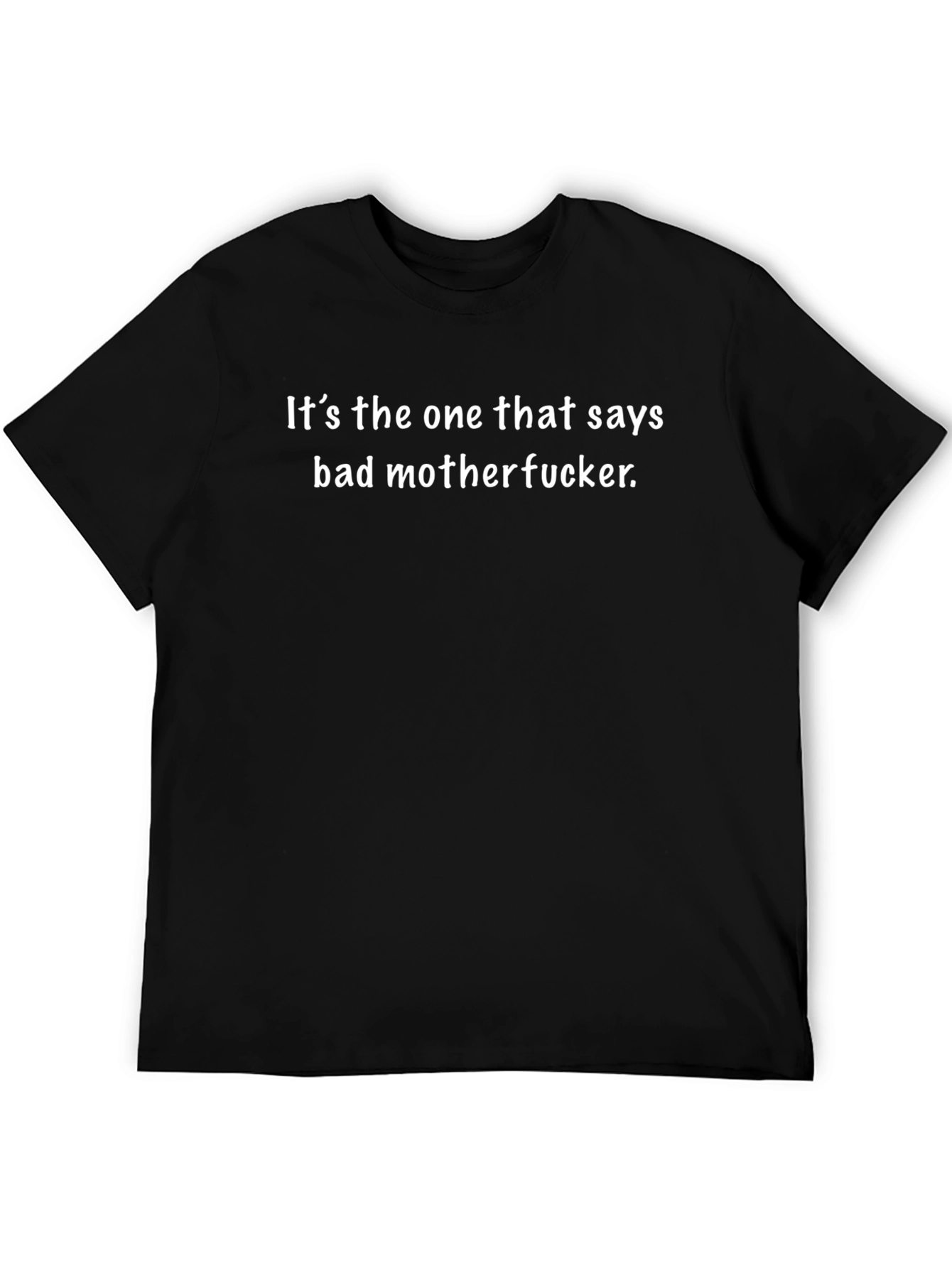 Bad Motherfucker Graphic Tee - Black Cotton T-Shirt
