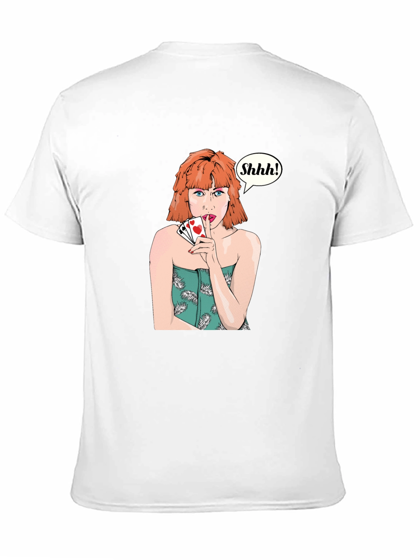 Shhh! Playing Card T-Shirt