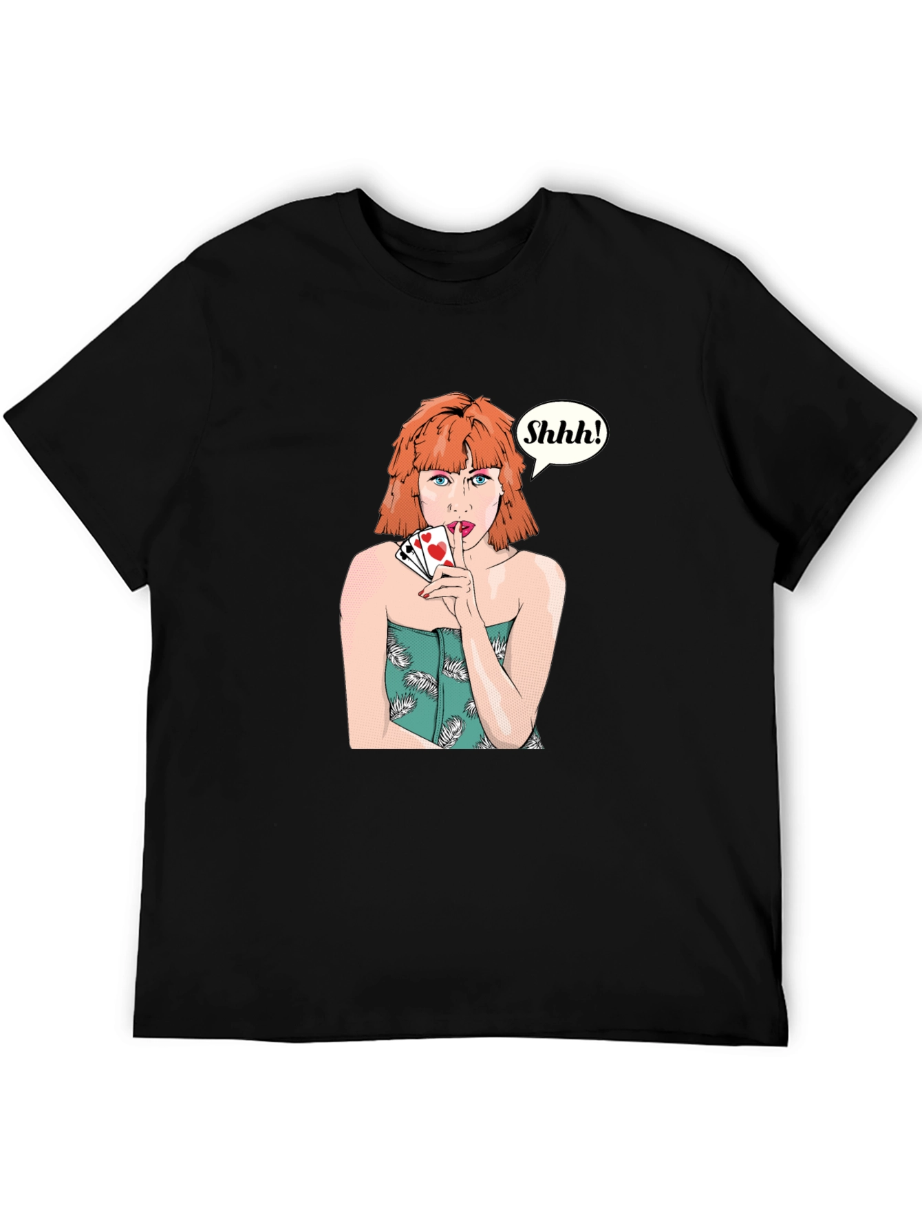 Shhh! Playing Card T-Shirt