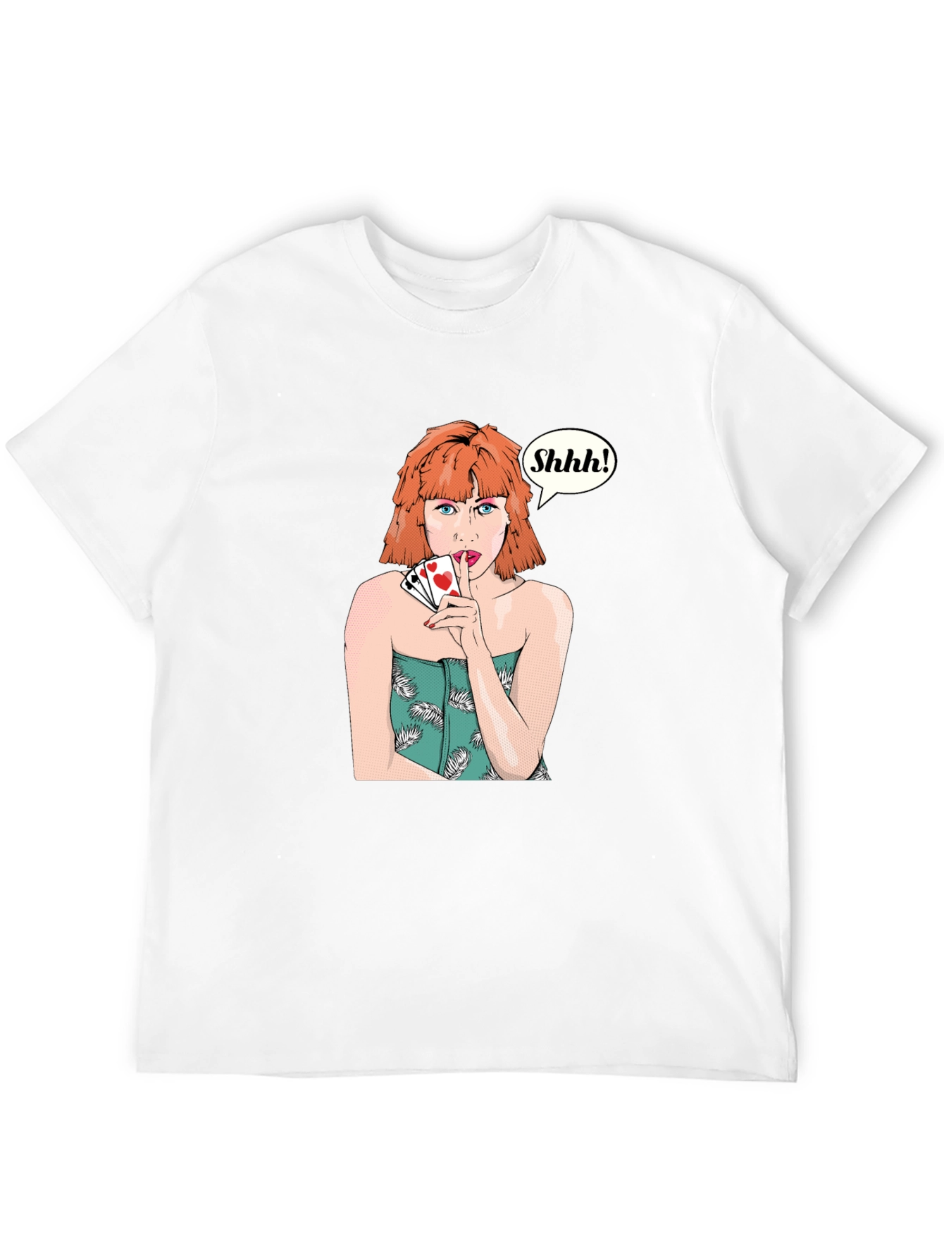 Shhh! Playing Card T-Shirt