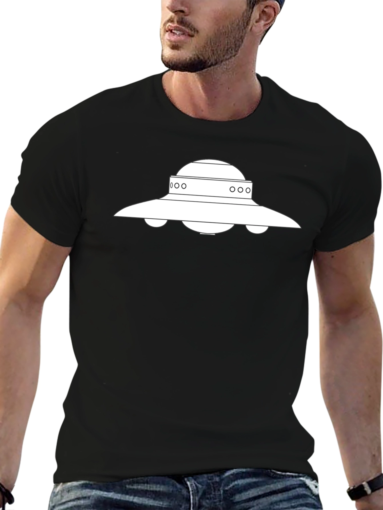 UFO Graphic T-Shirt - Sci-Fi Tee