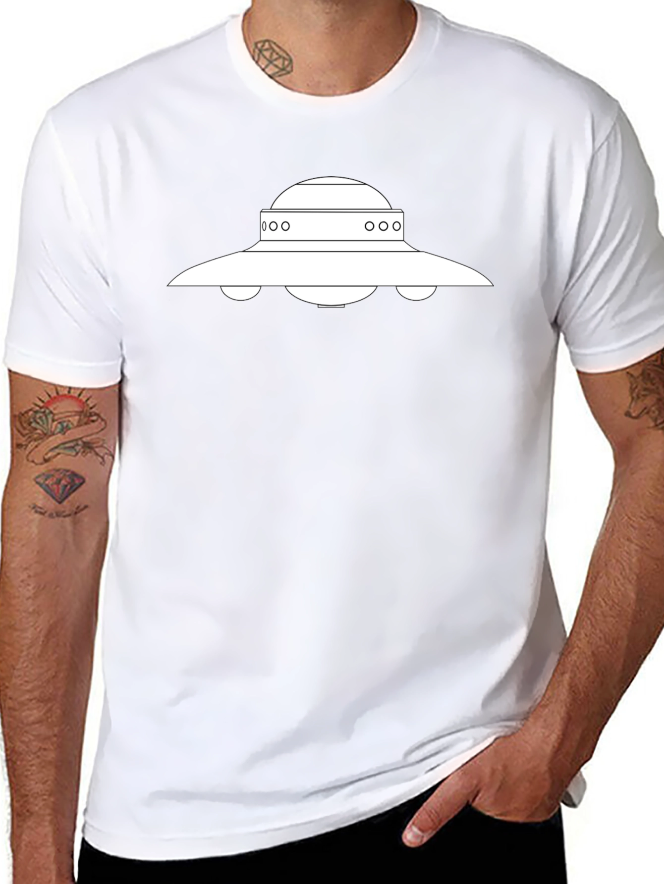 UFO Graphic T-Shirt - Sci-Fi Tee