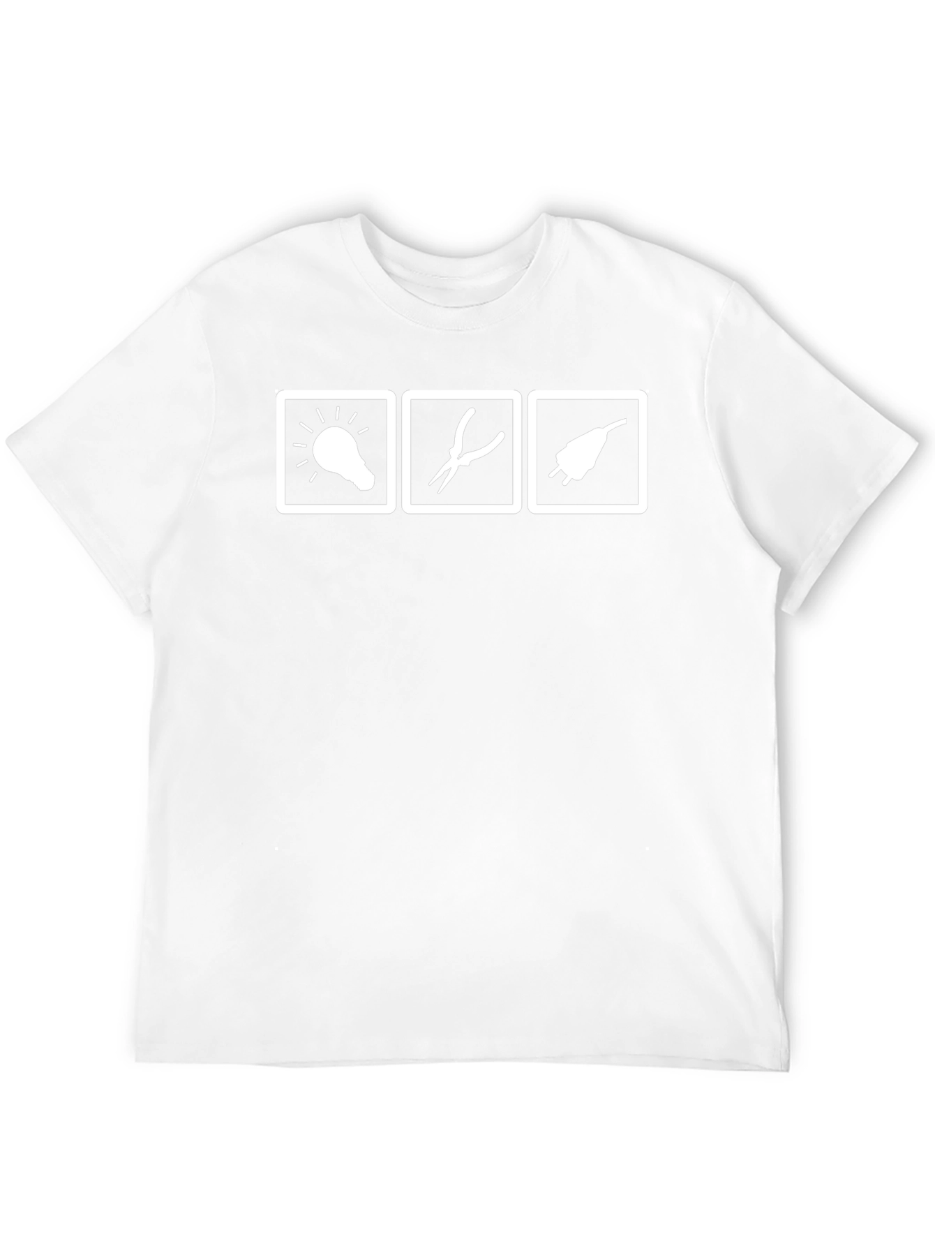 Electrician Icon T-Shirt - Black