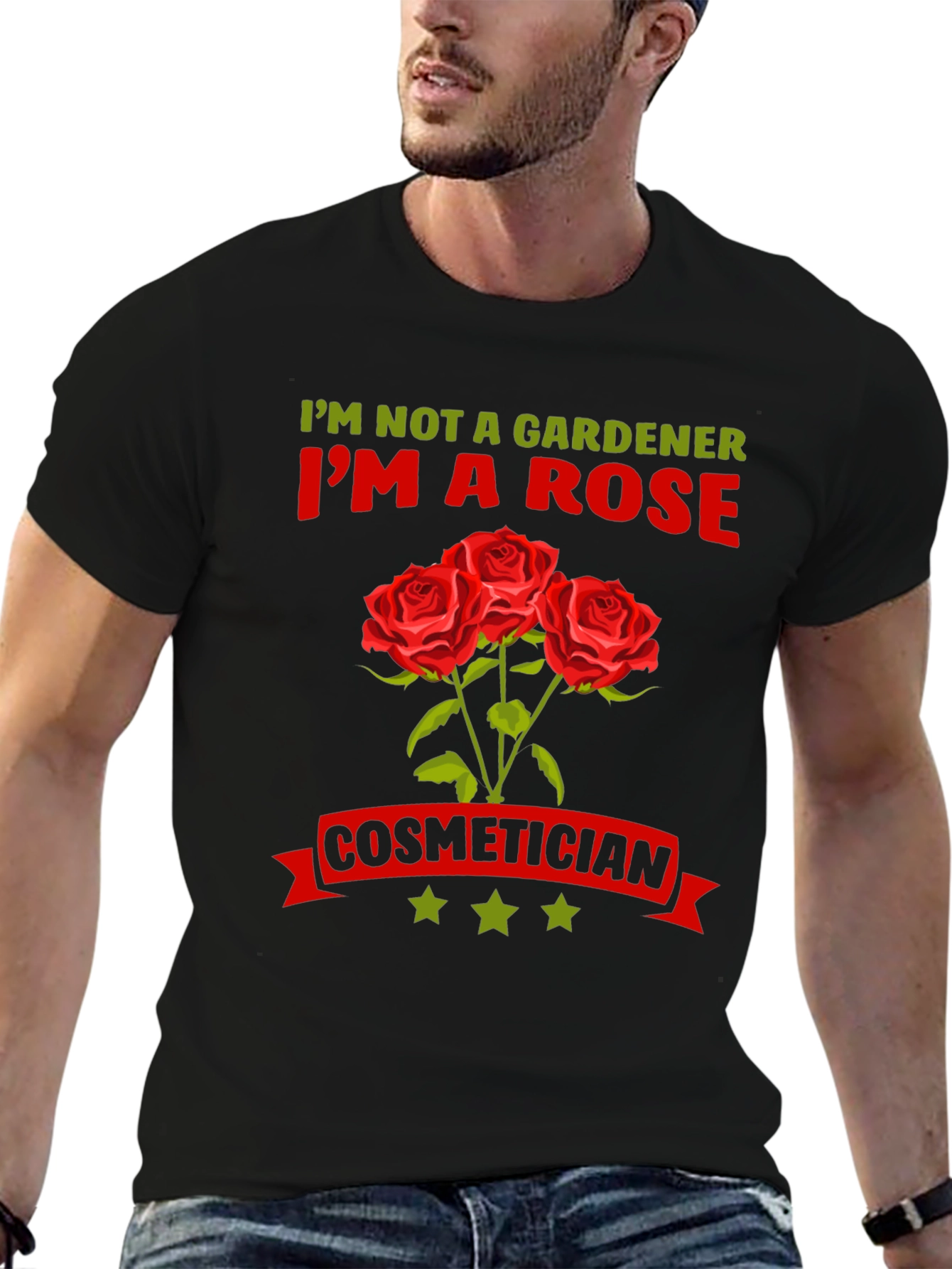 Rose Cosmetician Graphic T-Shirt