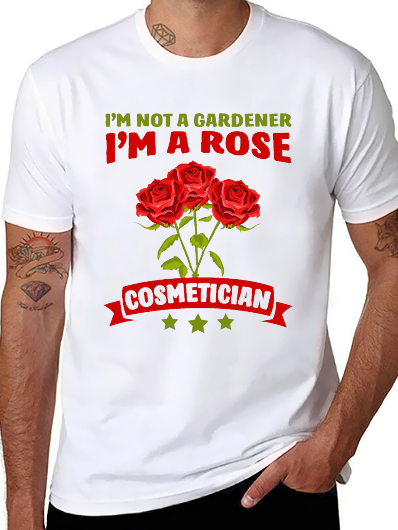Rose Cosmetician Graphic T-Shirt