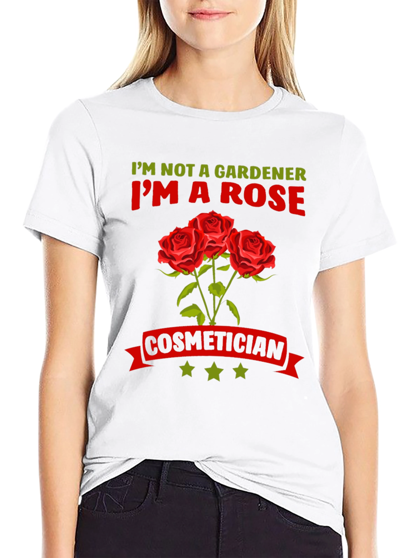 Rose Cosmetician Graphic T-Shirt