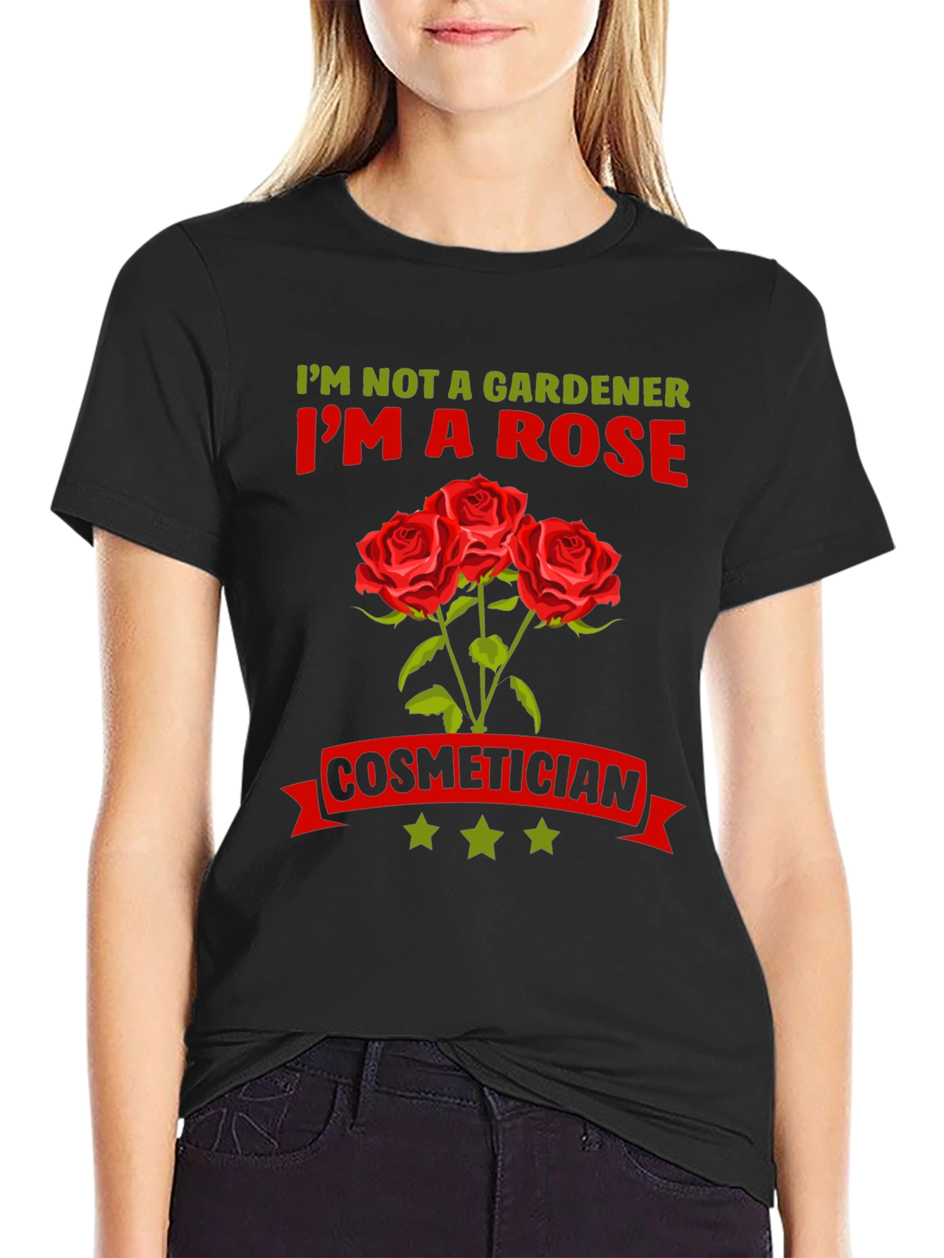Rose Cosmetician Graphic T-Shirt