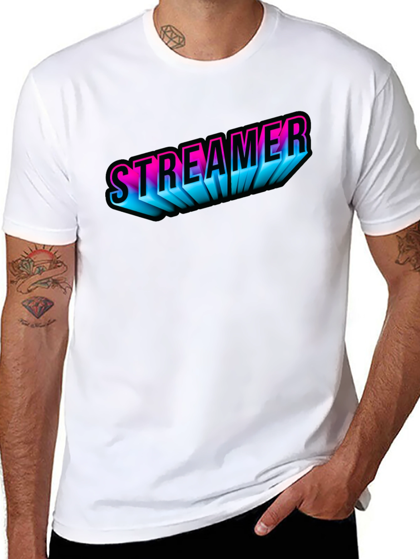 Streamer Retro Graphic Tee