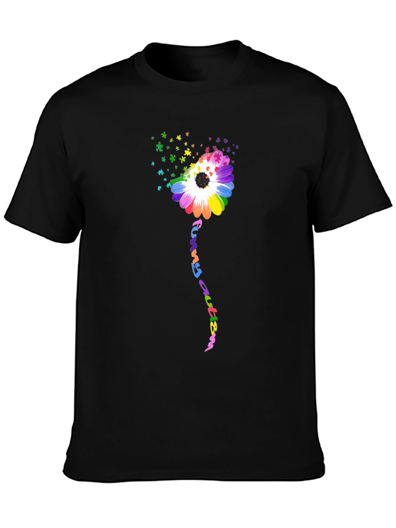 Funny Autism Awareness Flower T-Shirt