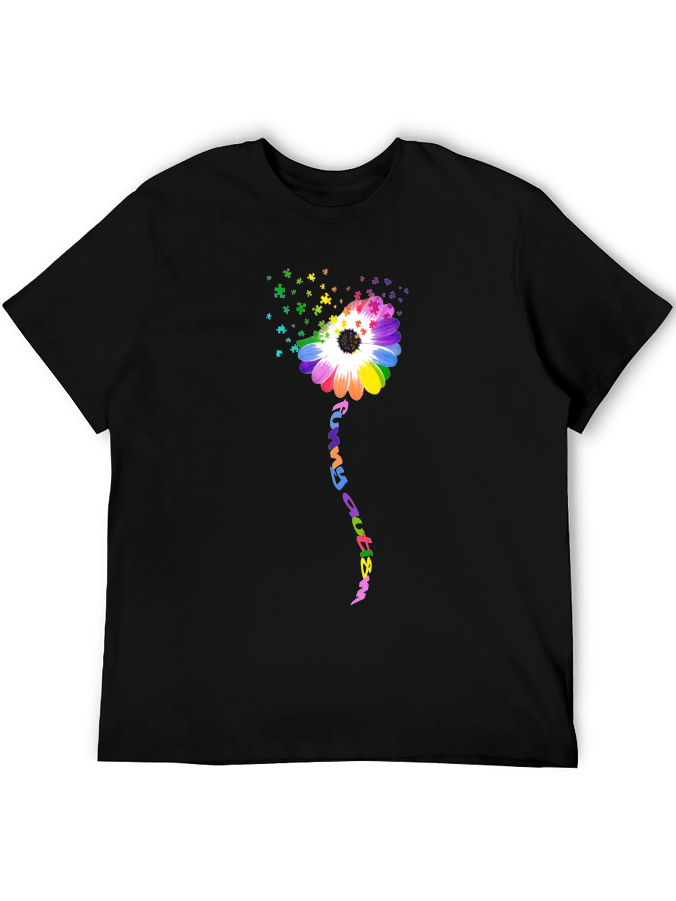 Funny Autism Awareness Flower T-Shirt