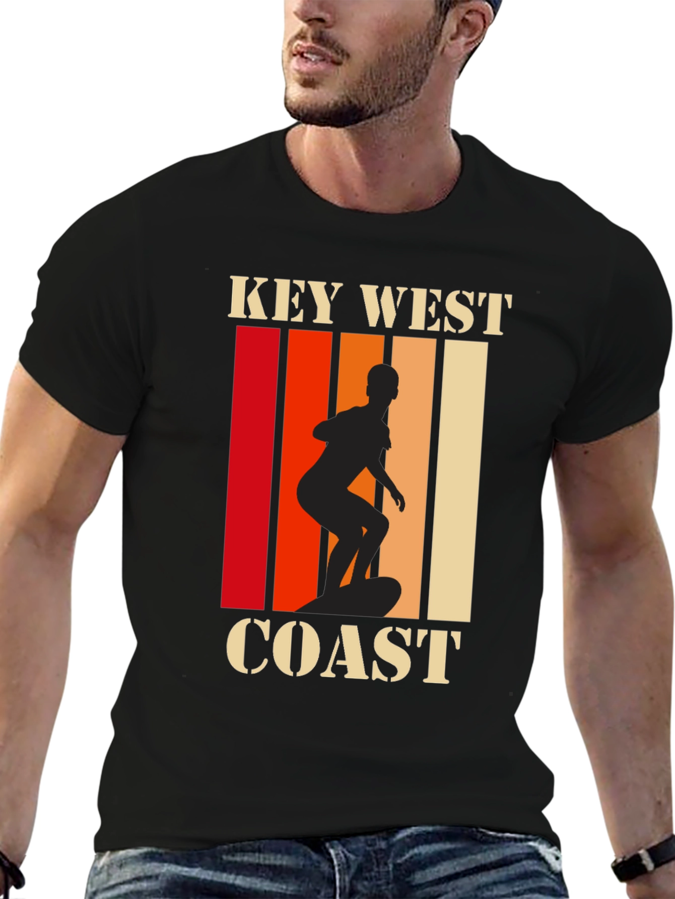 Key West Coast Retro Graphic Tee