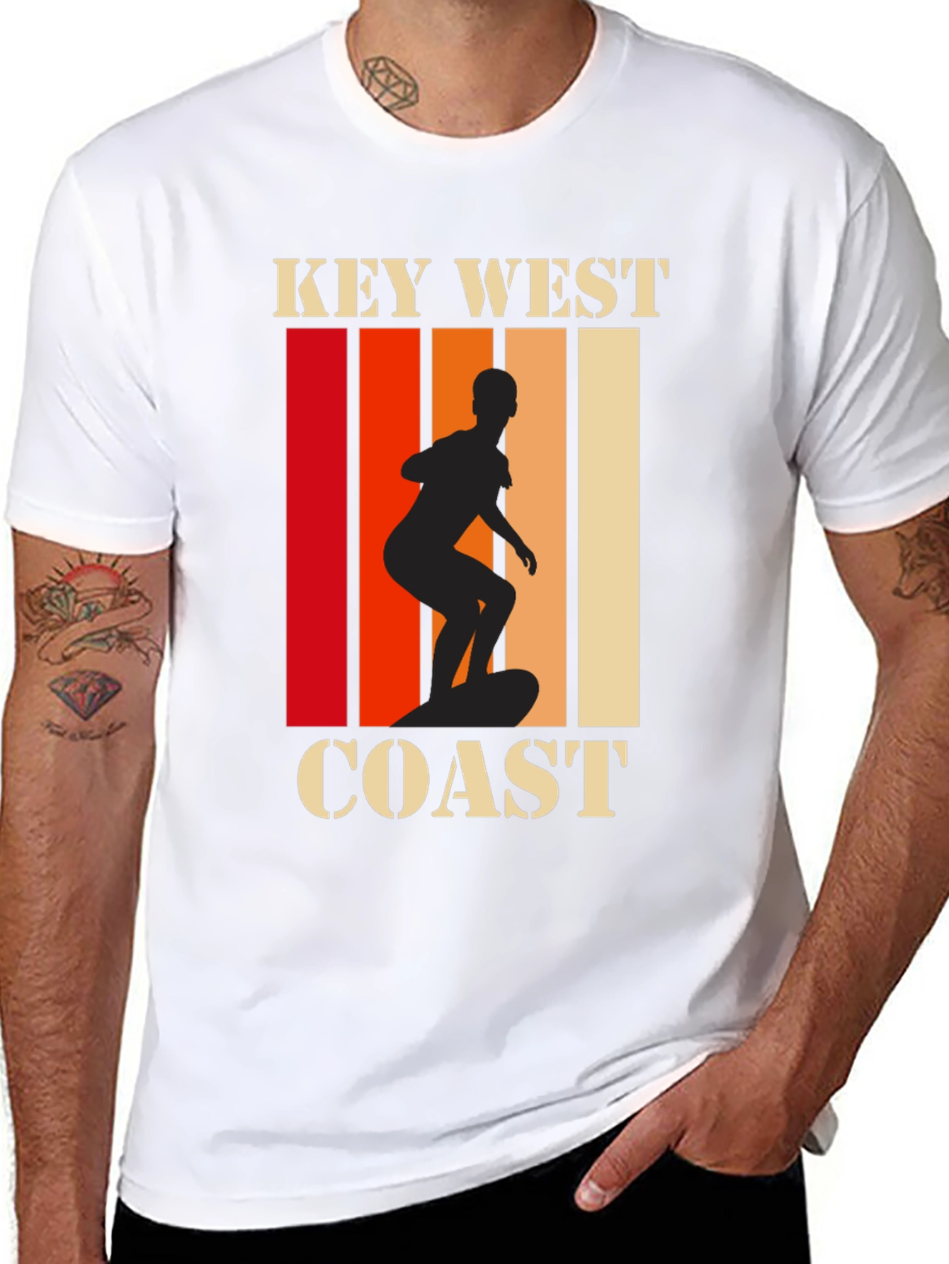 Key West Coast Retro Graphic Tee