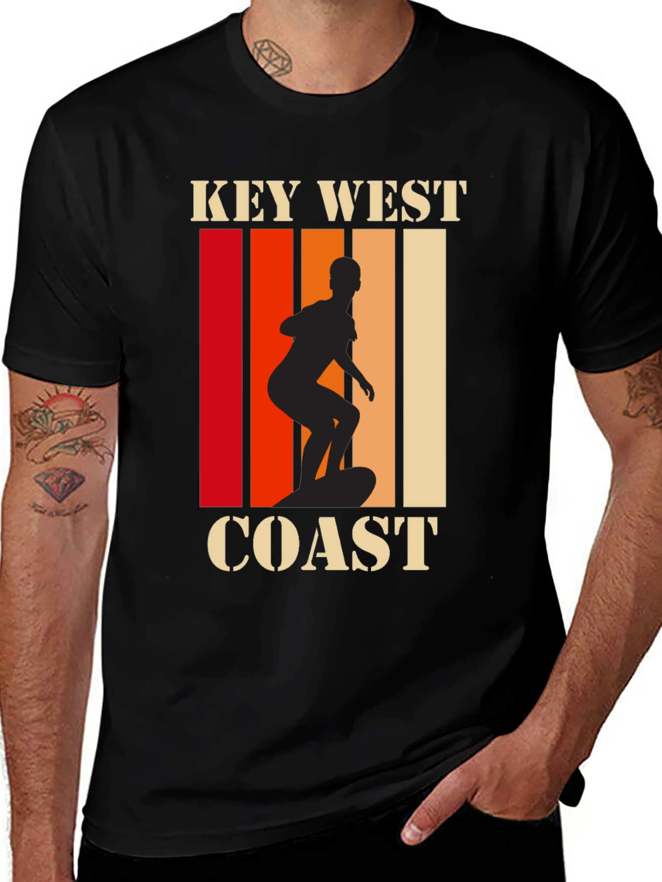 Key West Coast Retro Graphic Tee