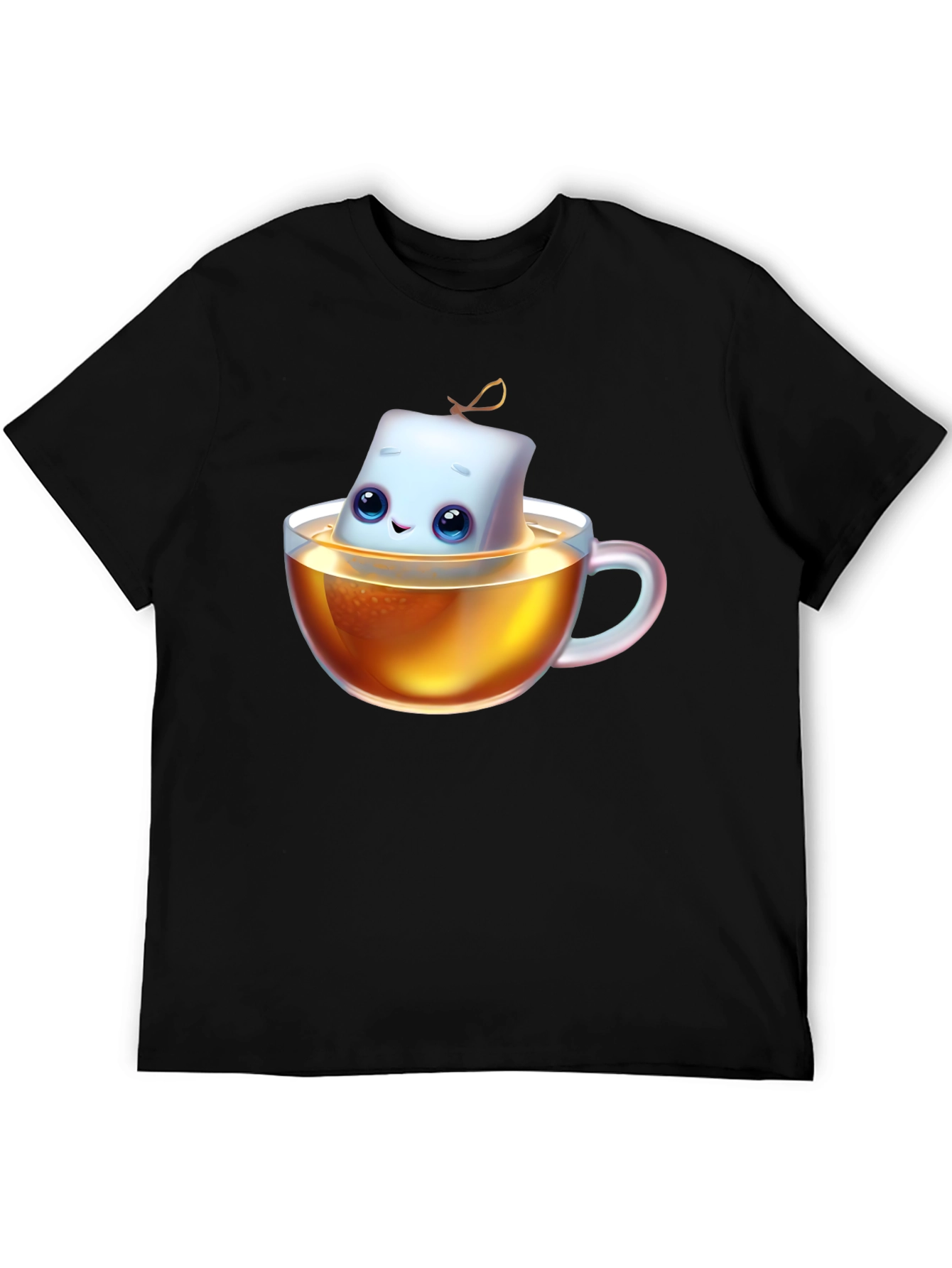 Cute Marshmallow Tea T-Shirt - Unisex Cotton Blend