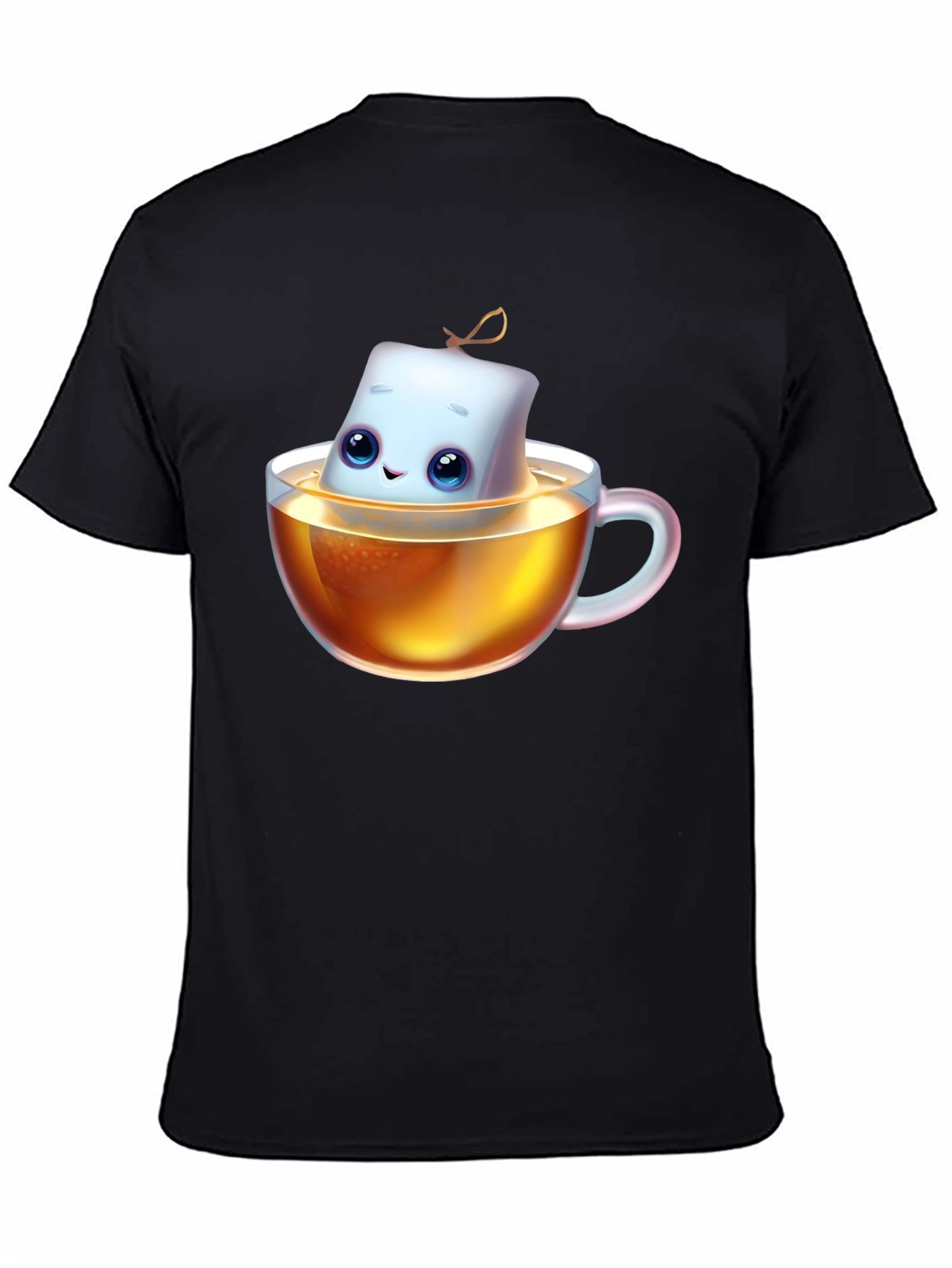Cute Marshmallow Tea T-Shirt - Unisex Cotton Blend