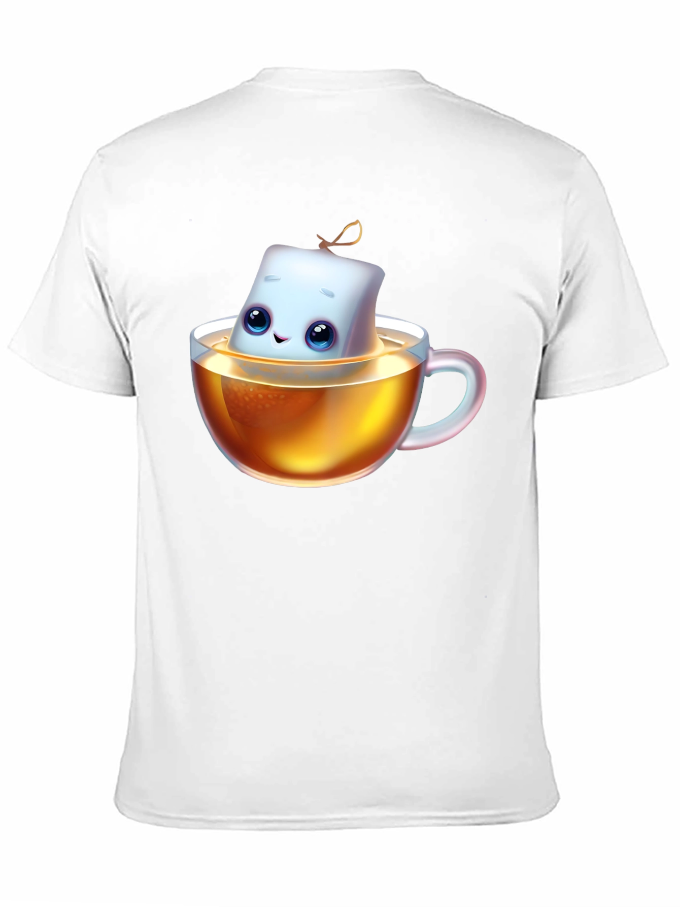 Cute Marshmallow Tea T-Shirt - Unisex Cotton Blend
