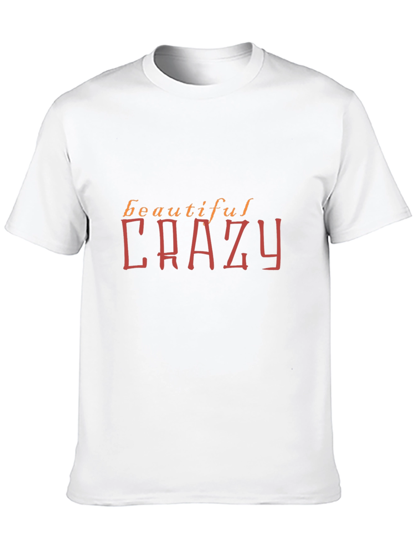 Beautiful Crazy Graphic Tee - Black