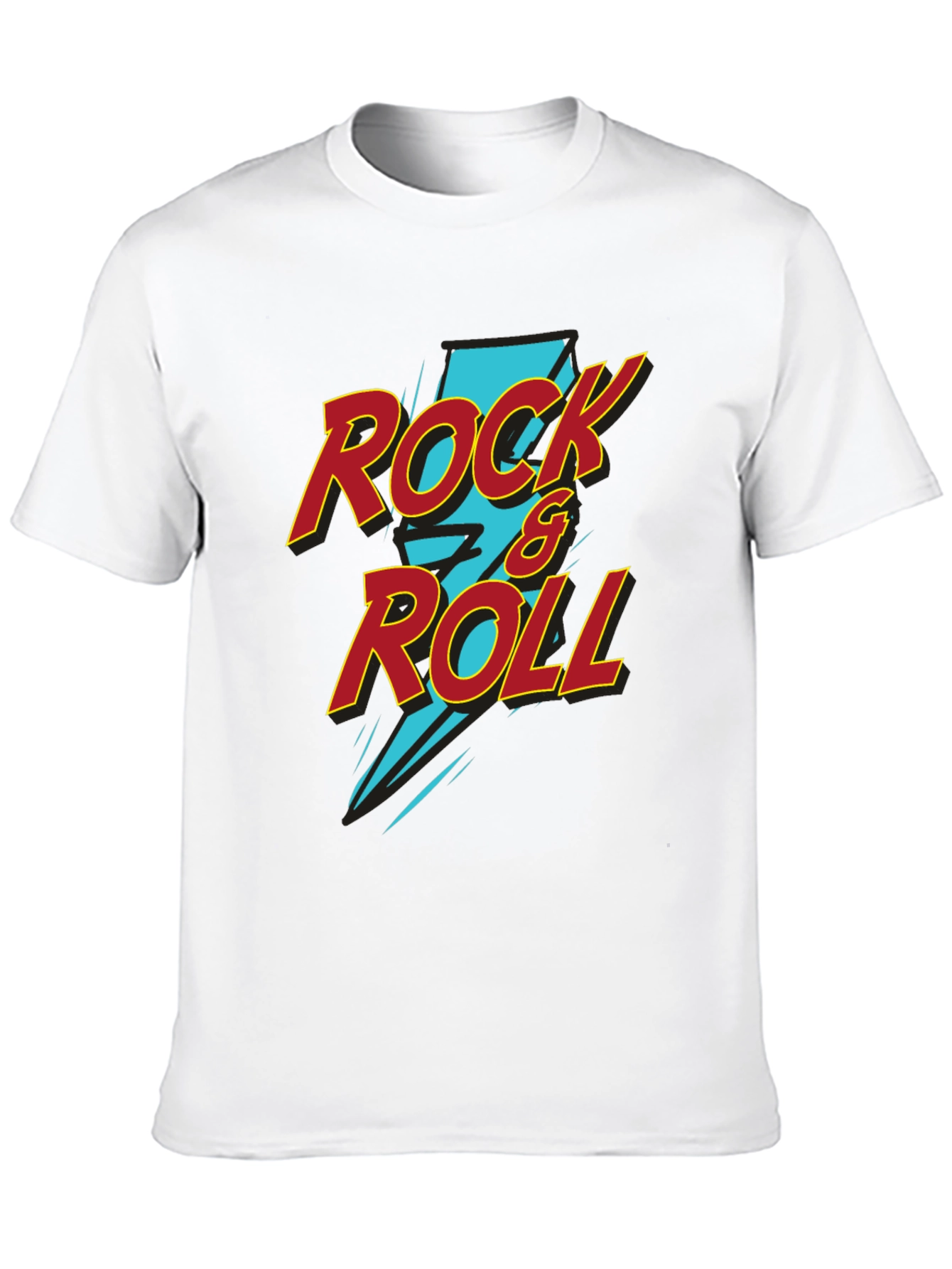 Rock & Roll Graphic Tee - Black