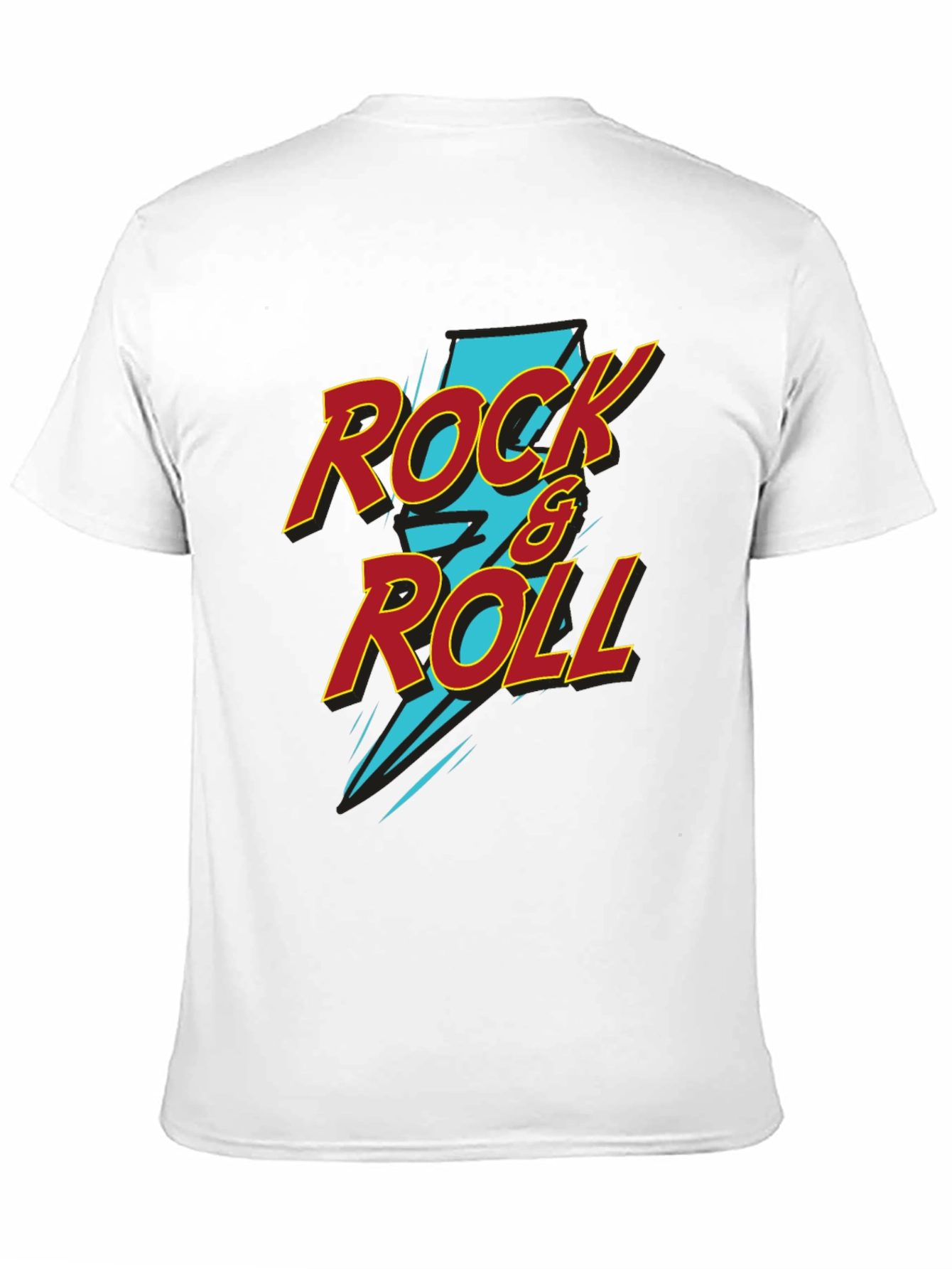 Rock & Roll Graphic Tee - Black